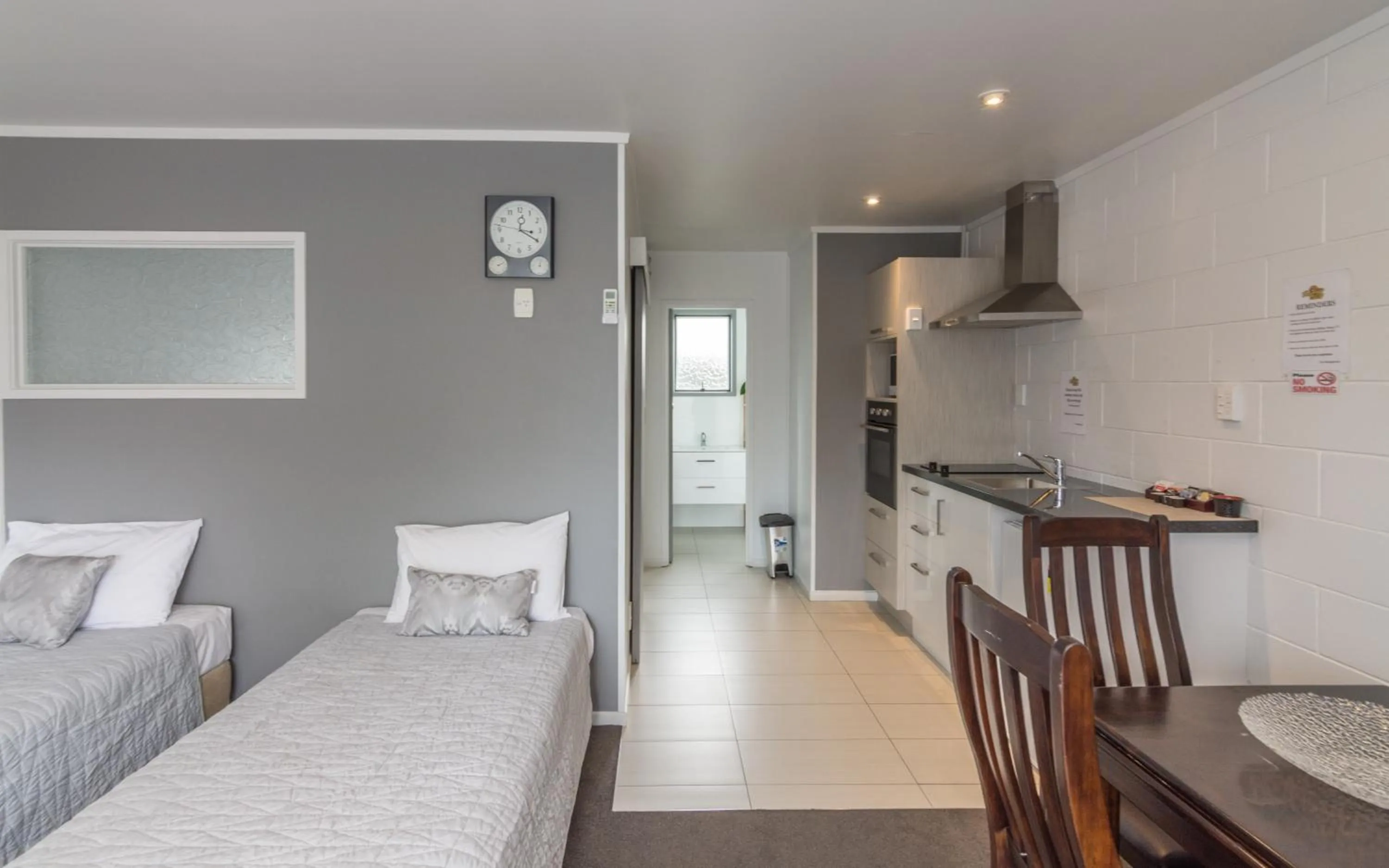 Bed in Kaitaia Motor Lodge