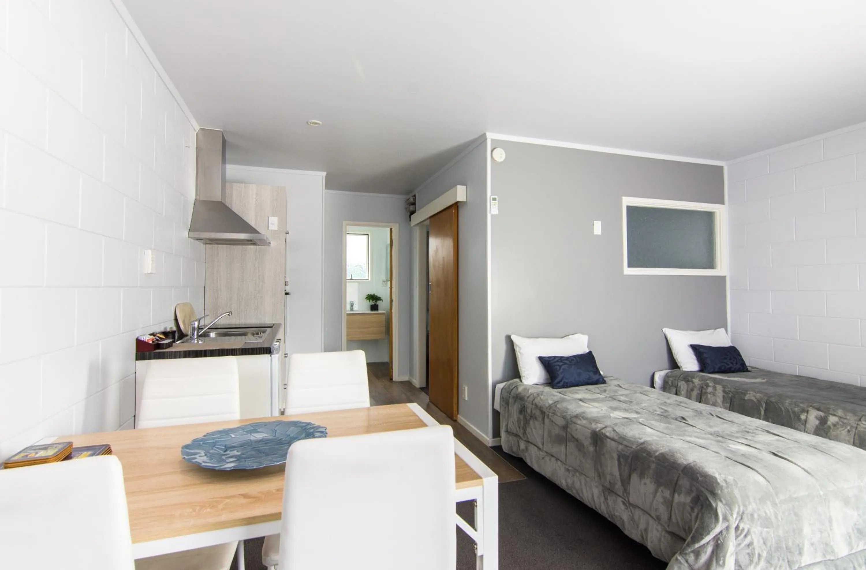 Bed in Kaitaia Motor Lodge