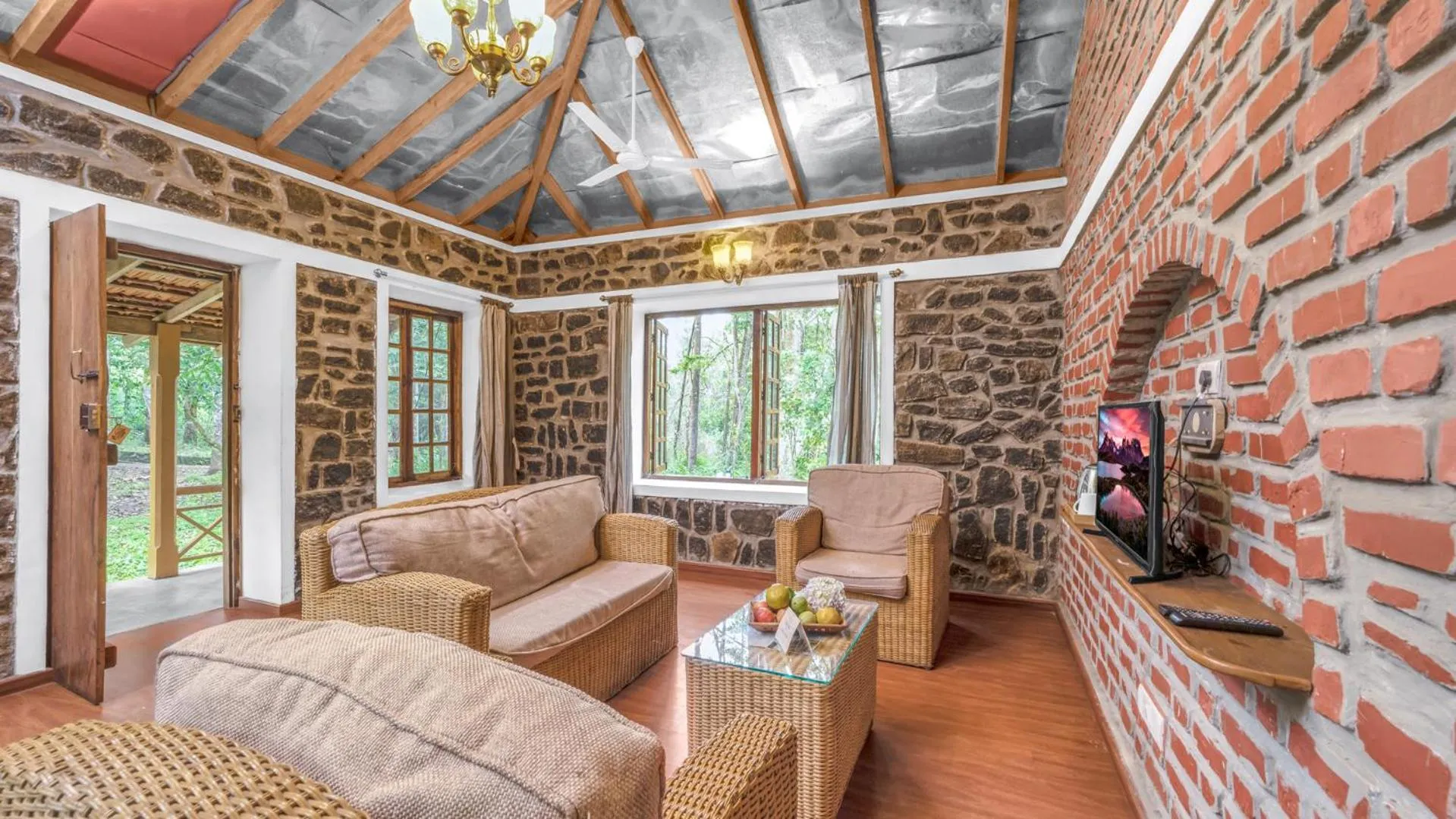 TV and multimedia in Zacs Valley Resort & Wellness Retreat Kodaikanal