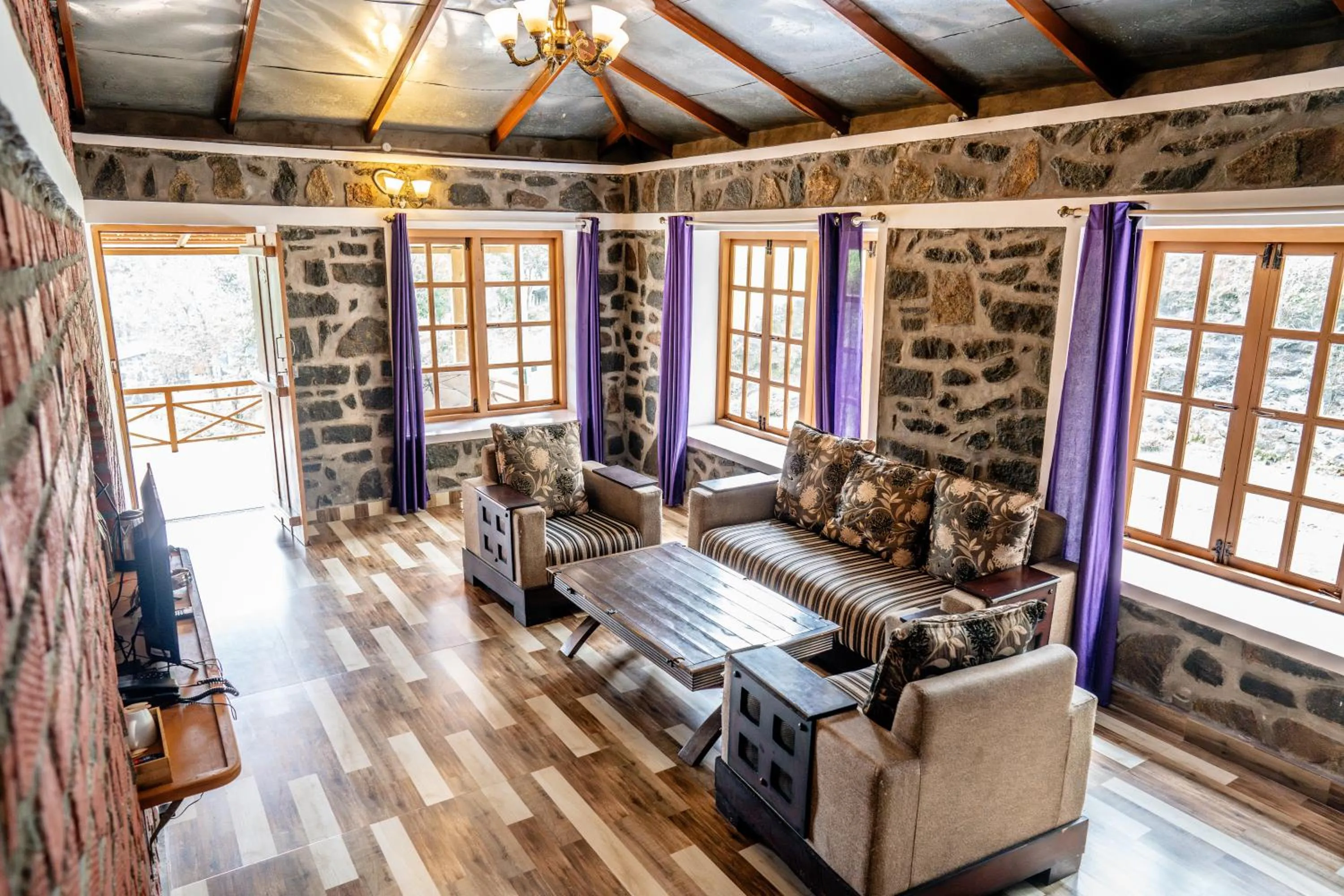 Living room in Zacs Valley Resort & Wellness Retreat Kodaikanal
