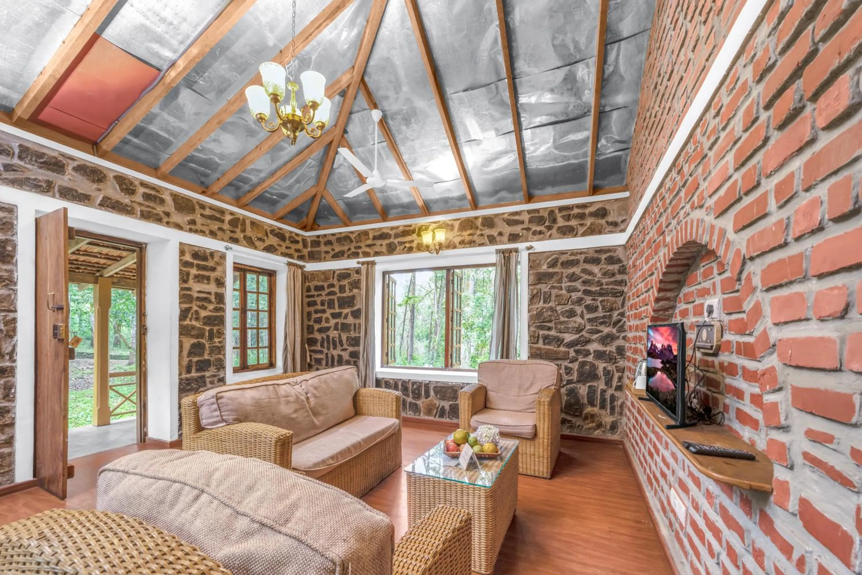 Living room in Zacs Valley Resort & Wellness Retreat Kodaikanal