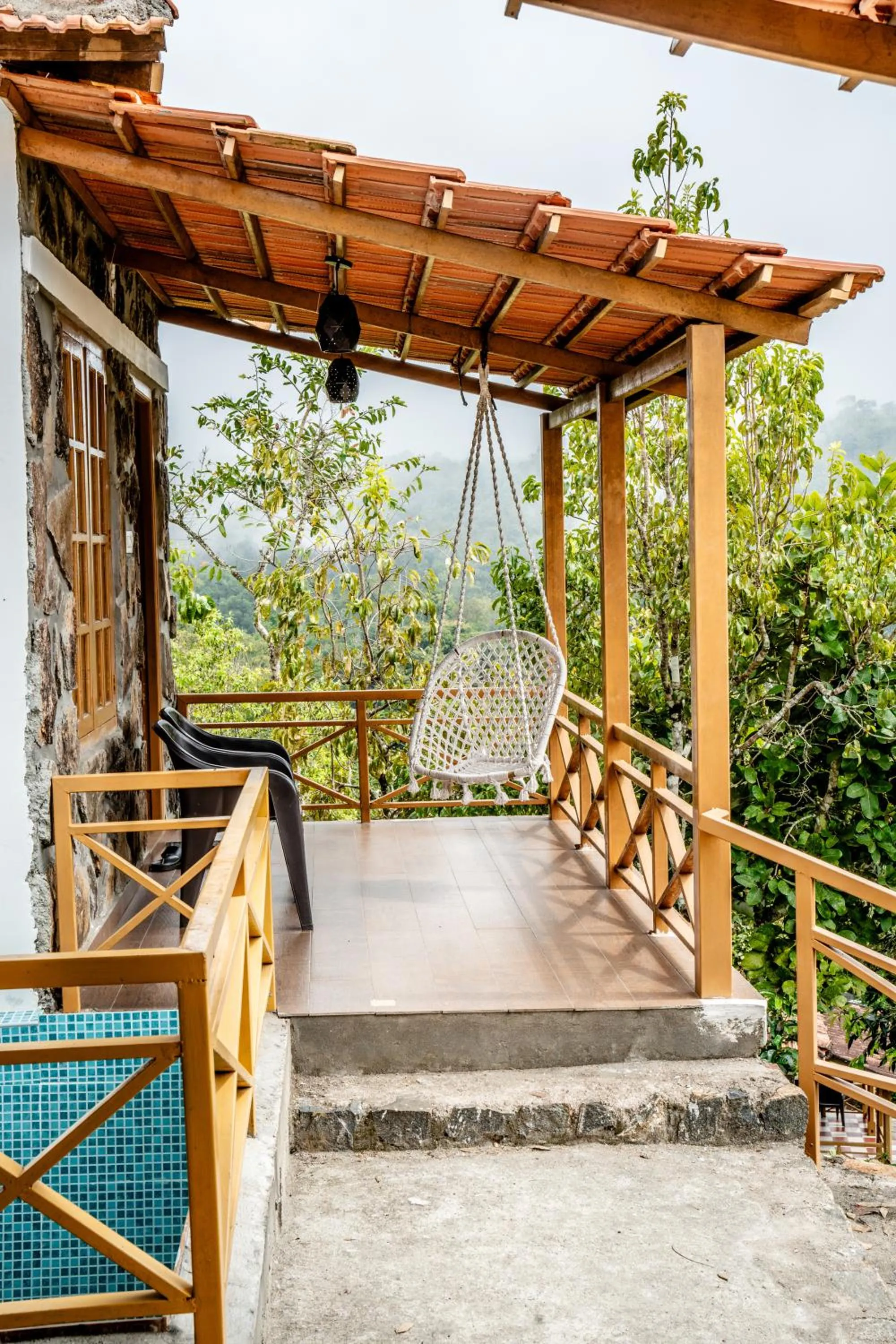 Balcony/Terrace in Zacs Valley Resort & Wellness Retreat Kodaikanal