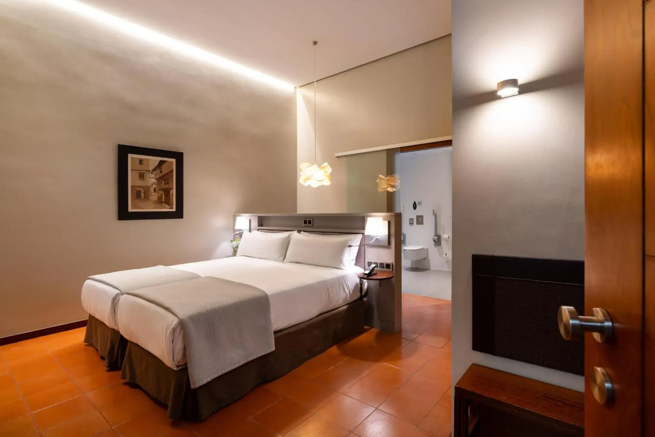 Bed in Parador de Caceres Bed in Parador de Caceres