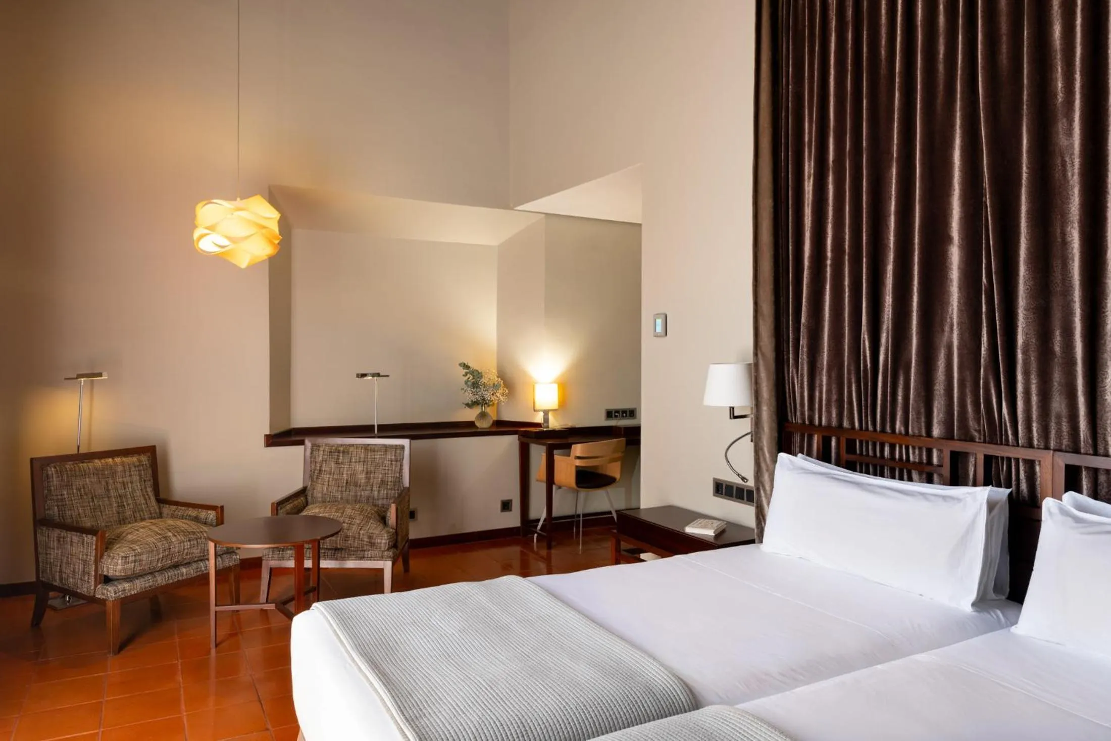 Bed in Parador de Caceres