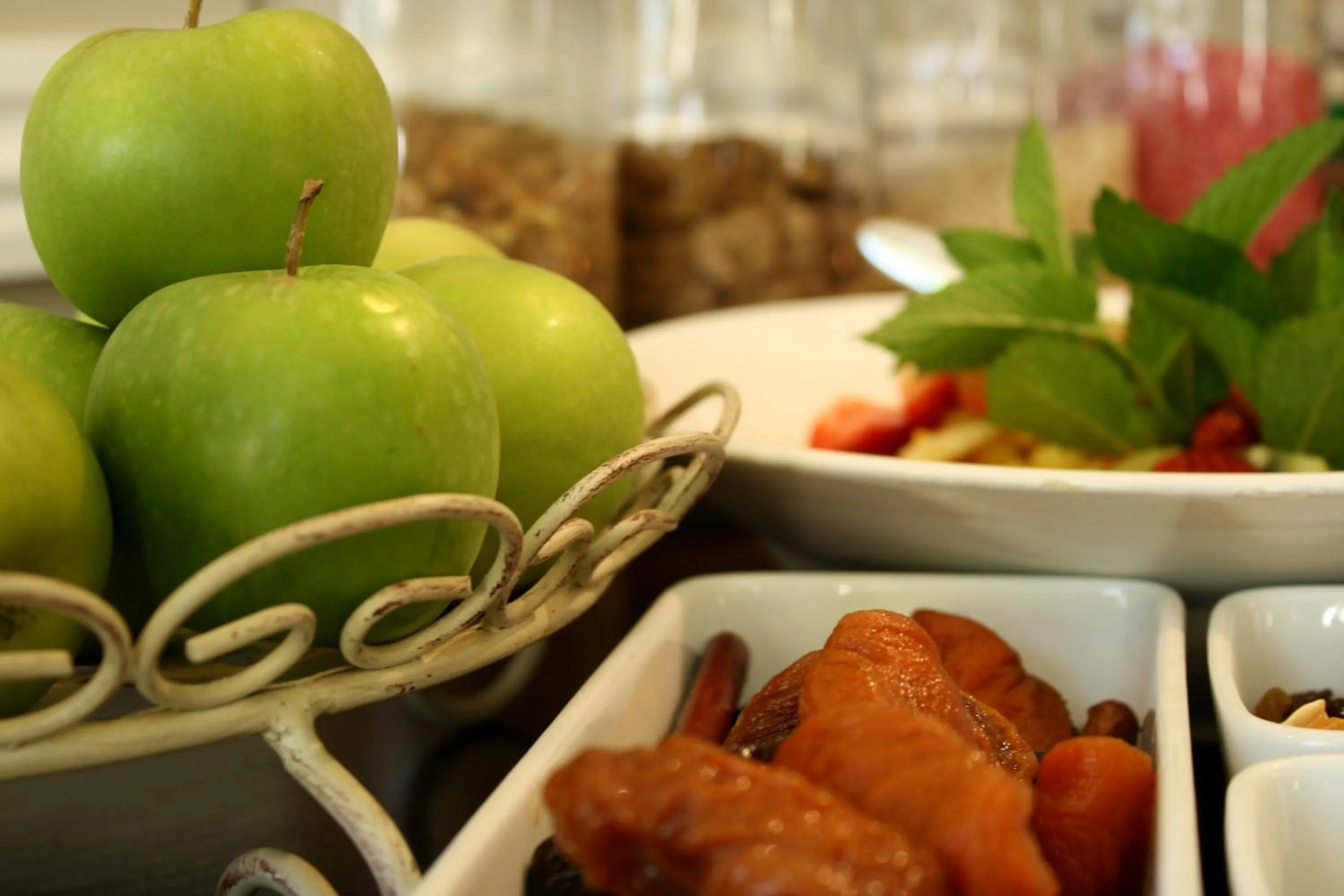 Continental breakfast in Lemon & Lime Guesthouse
