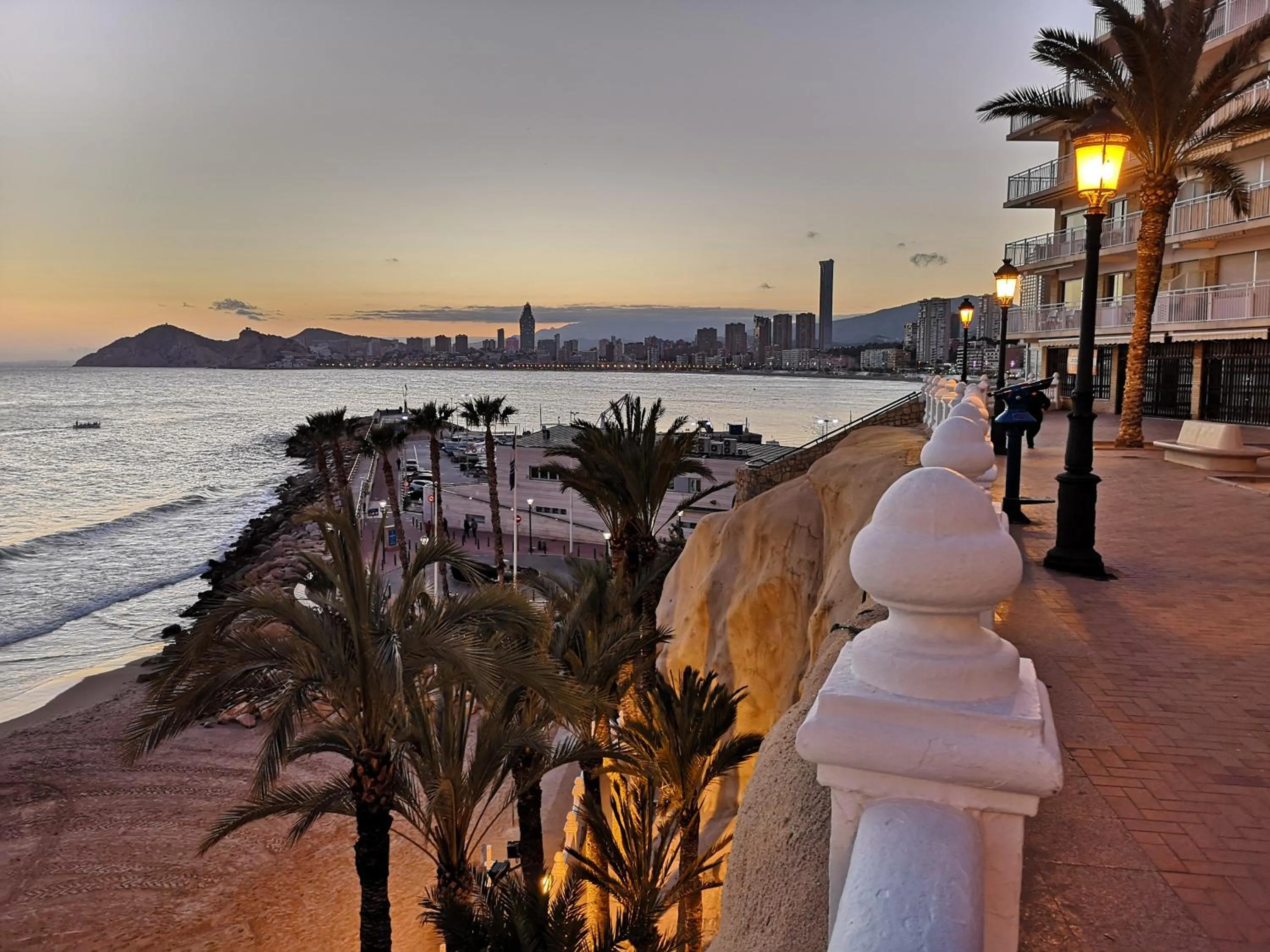 Sunset in Apartamentos Benidorm Chorrol