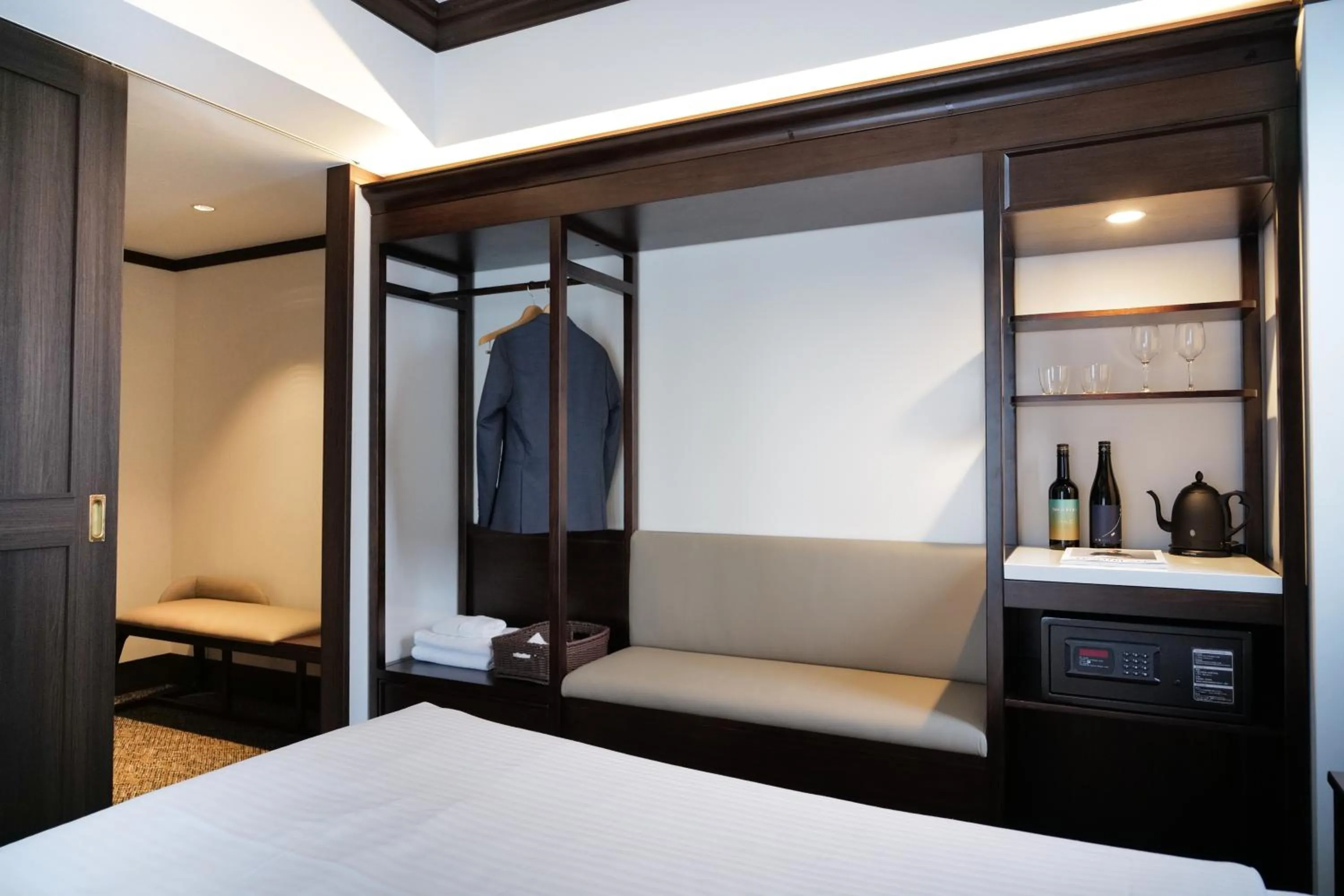 Bed in KIORI Exec Muromachi