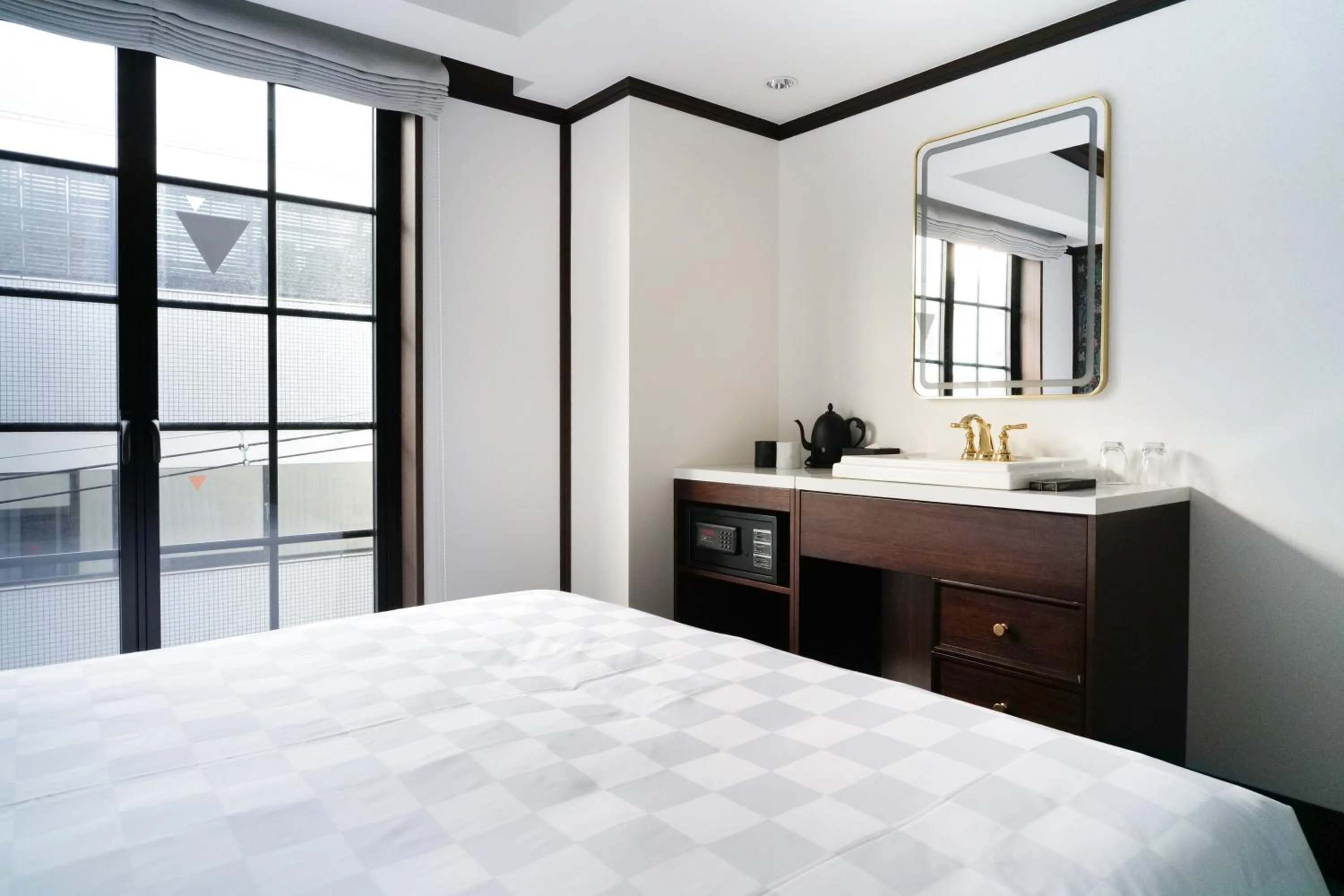 Bed in KIORI Exec Muromachi