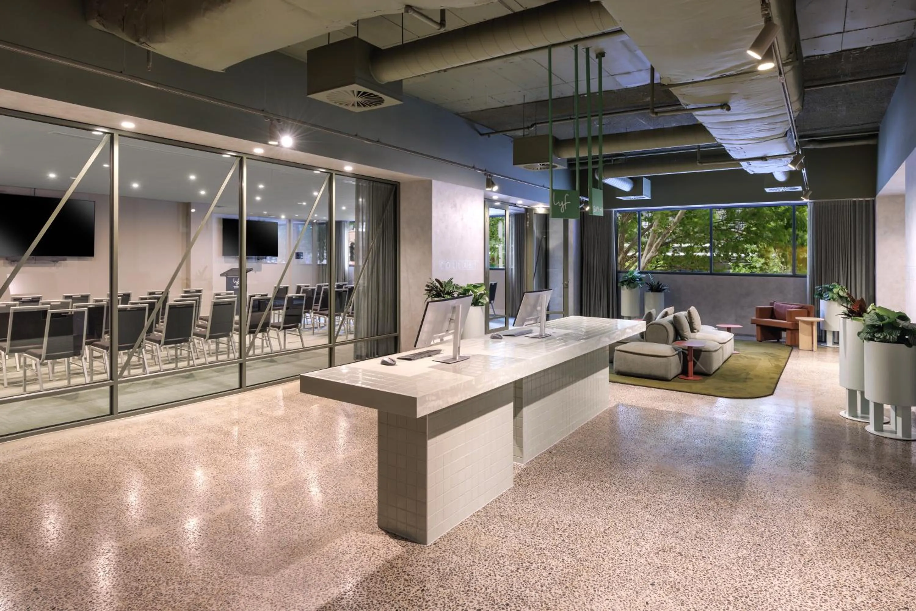 Lobby or reception in lyf on Elizabeth Melbourne