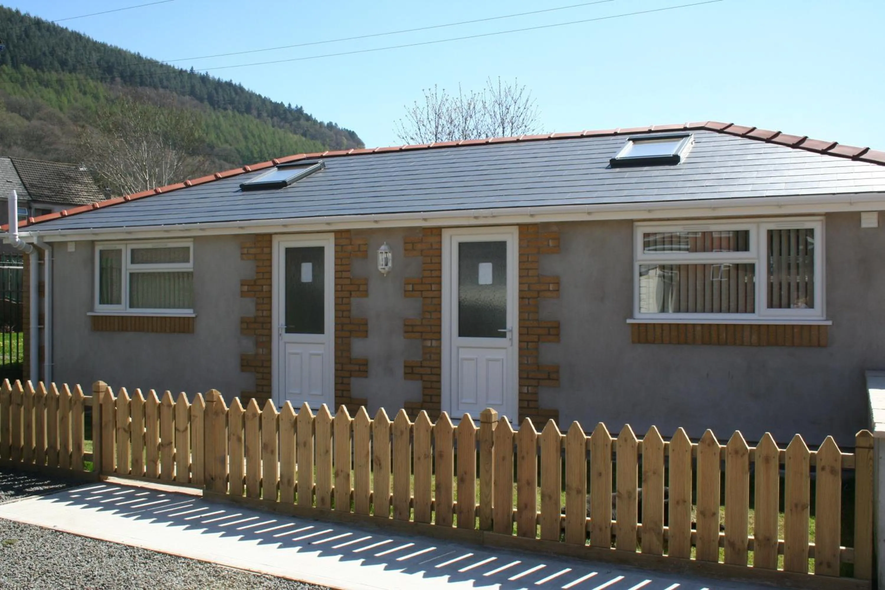 Facade/entrance in Castle Lodge