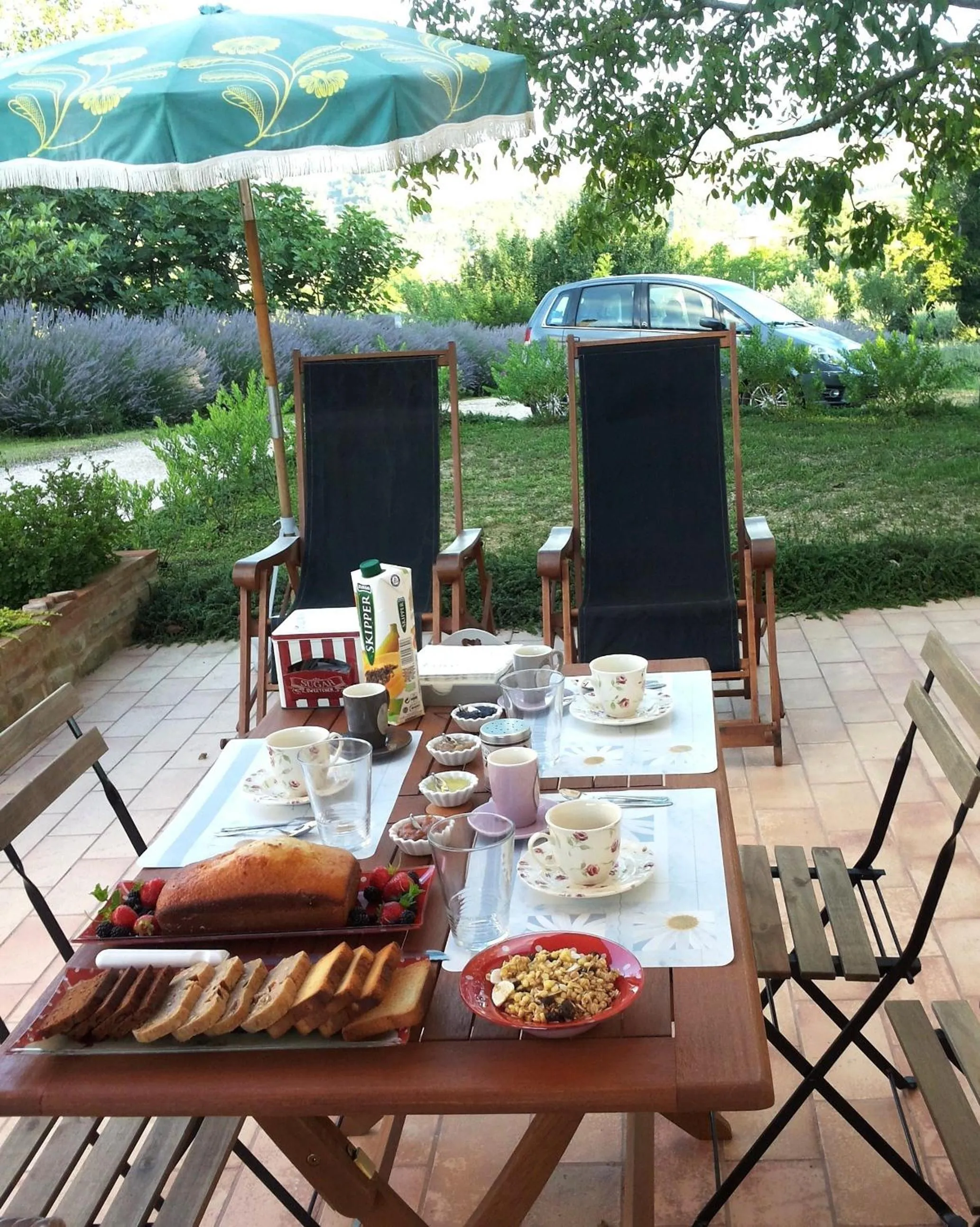 Food and drinks in B&B Antegiano