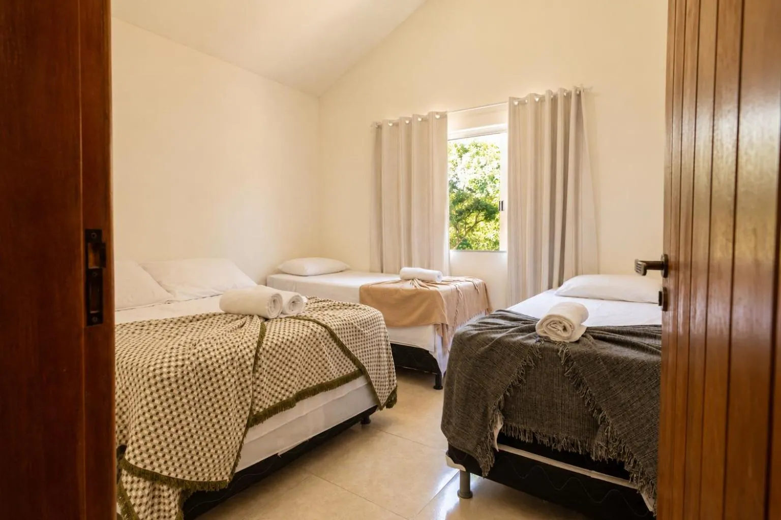 Bed in Casa do Bruno Conforto e Tradição Familiar em Arraial d'Ajuda