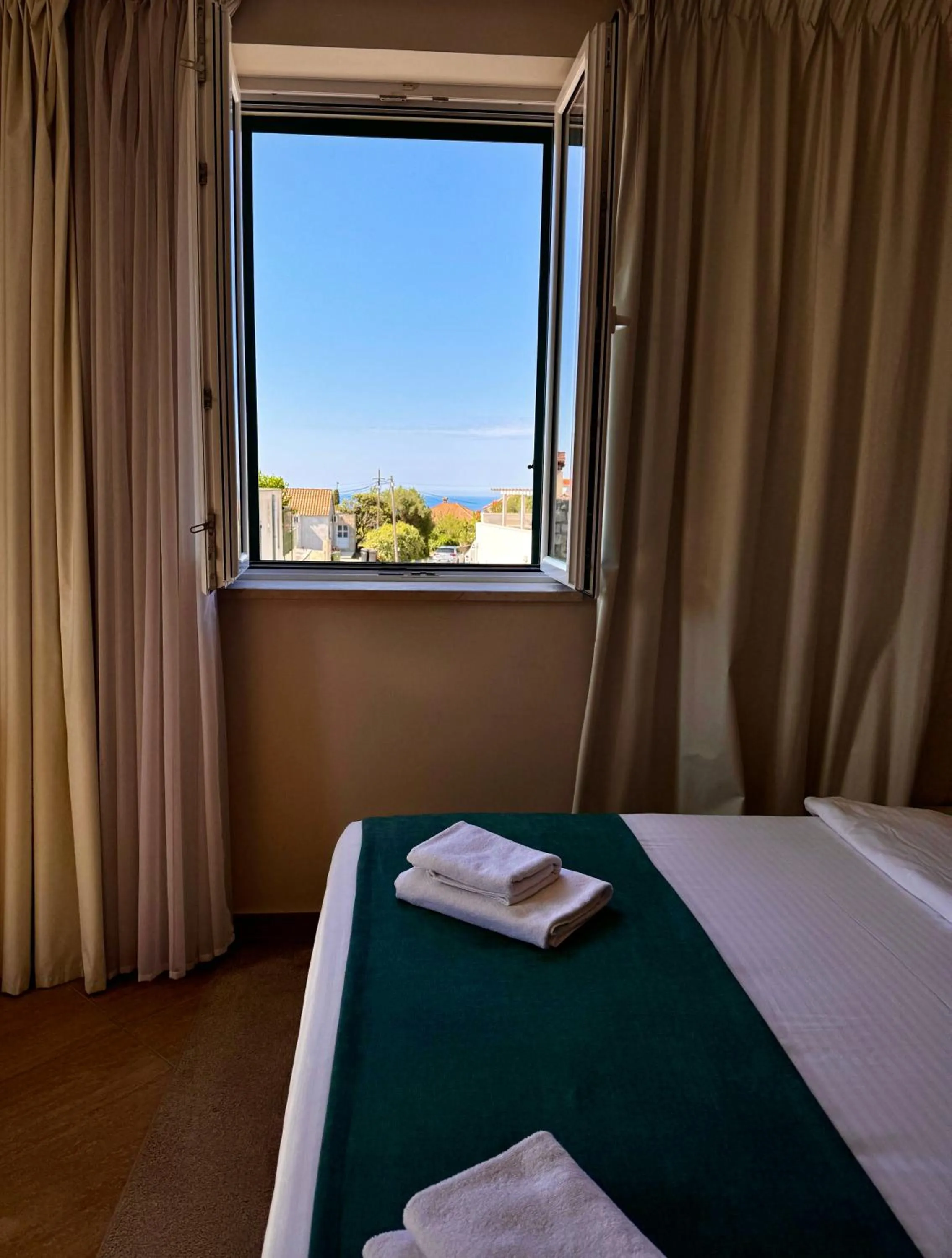 View (from property/room), Bed in Hotel Konavle