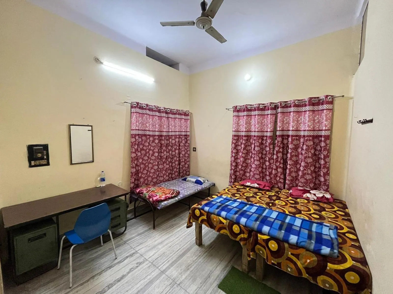 Bed in Vishwa Deva Homestay