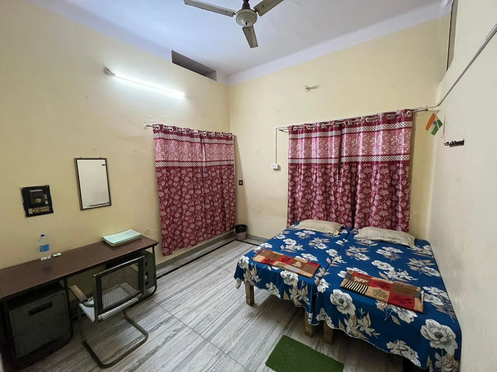 Bed in Vishwa Deva Homestay
