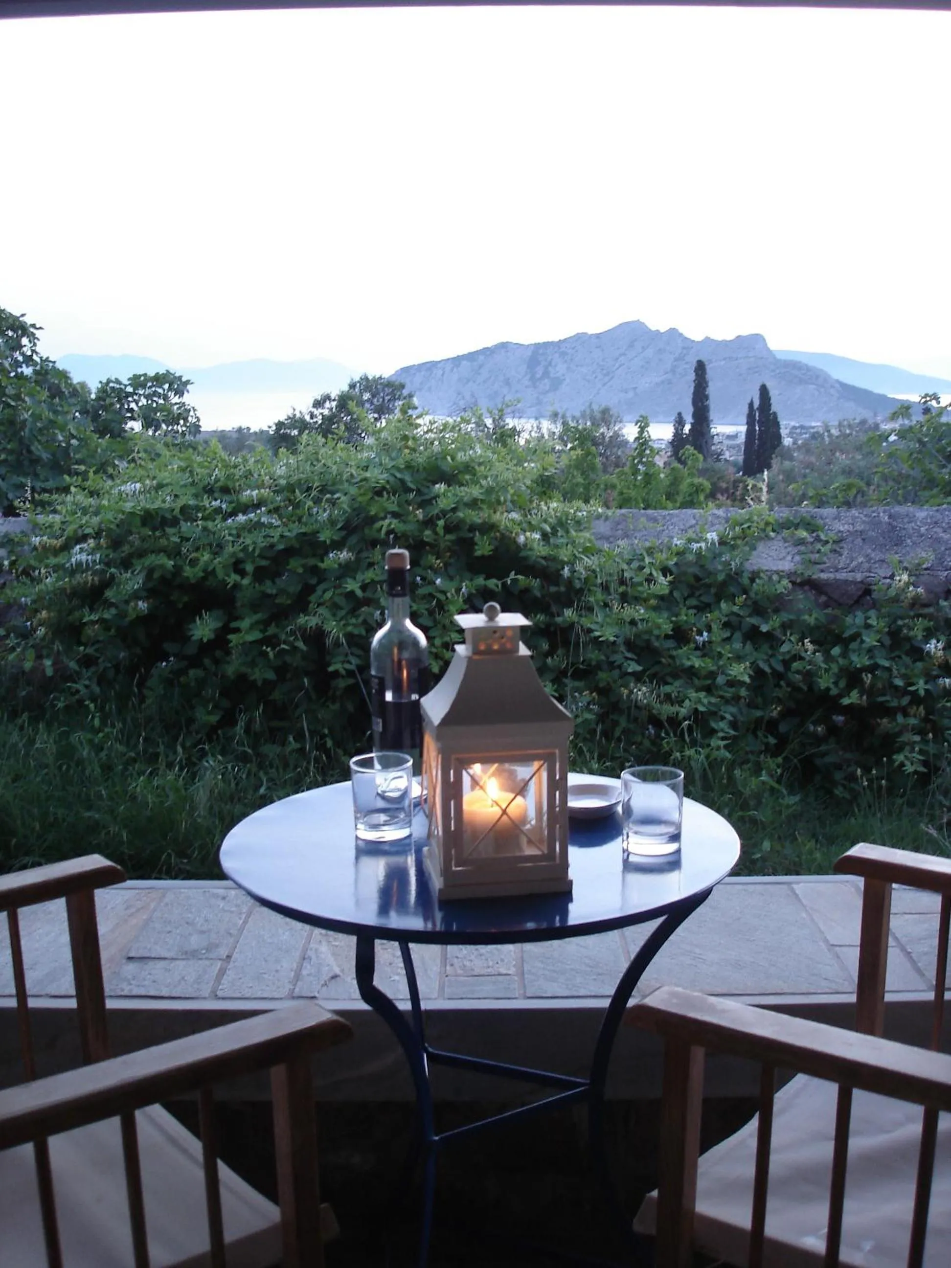 Garden view in To Spitaki House