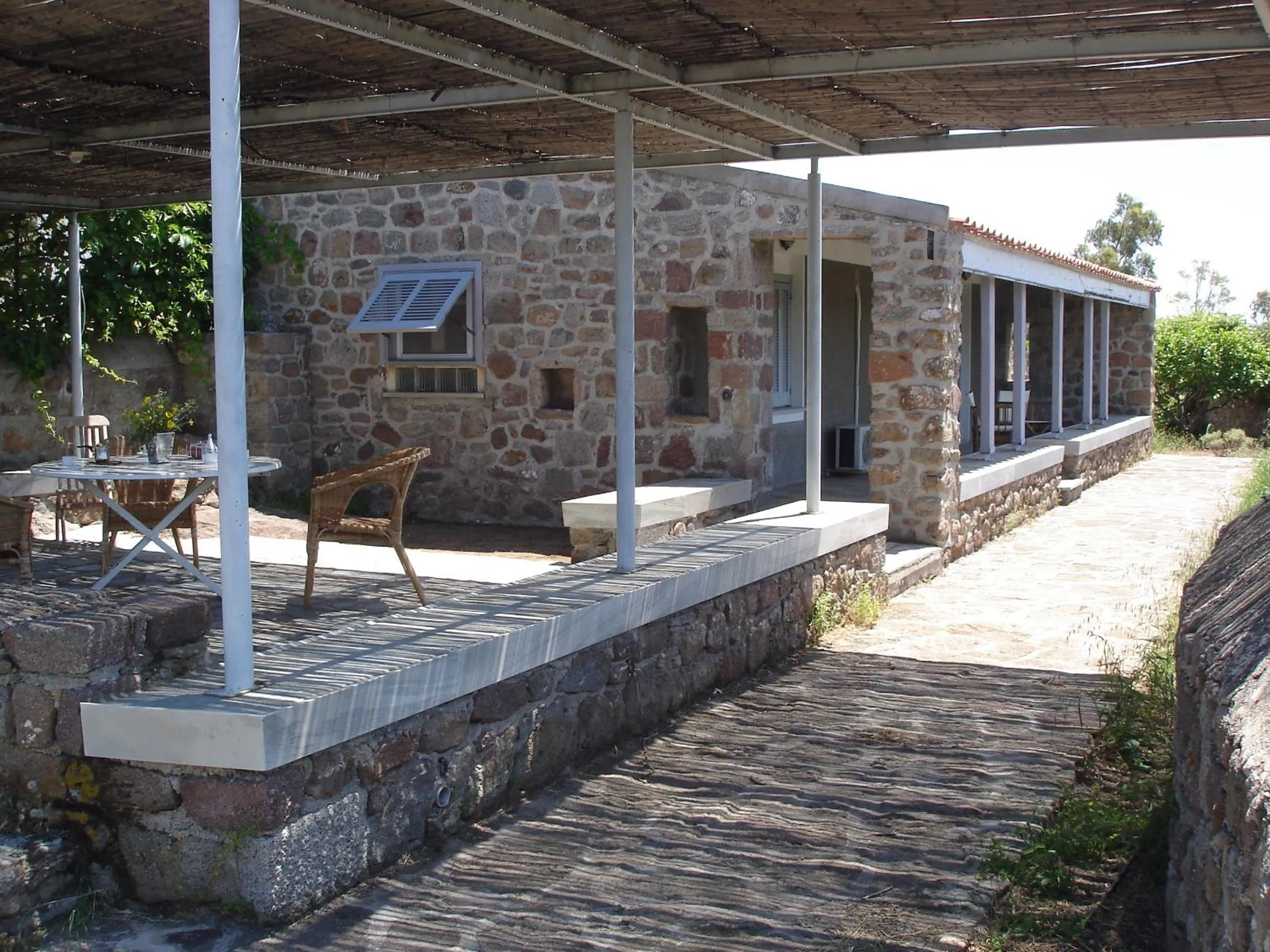 Patio in To Spitaki House