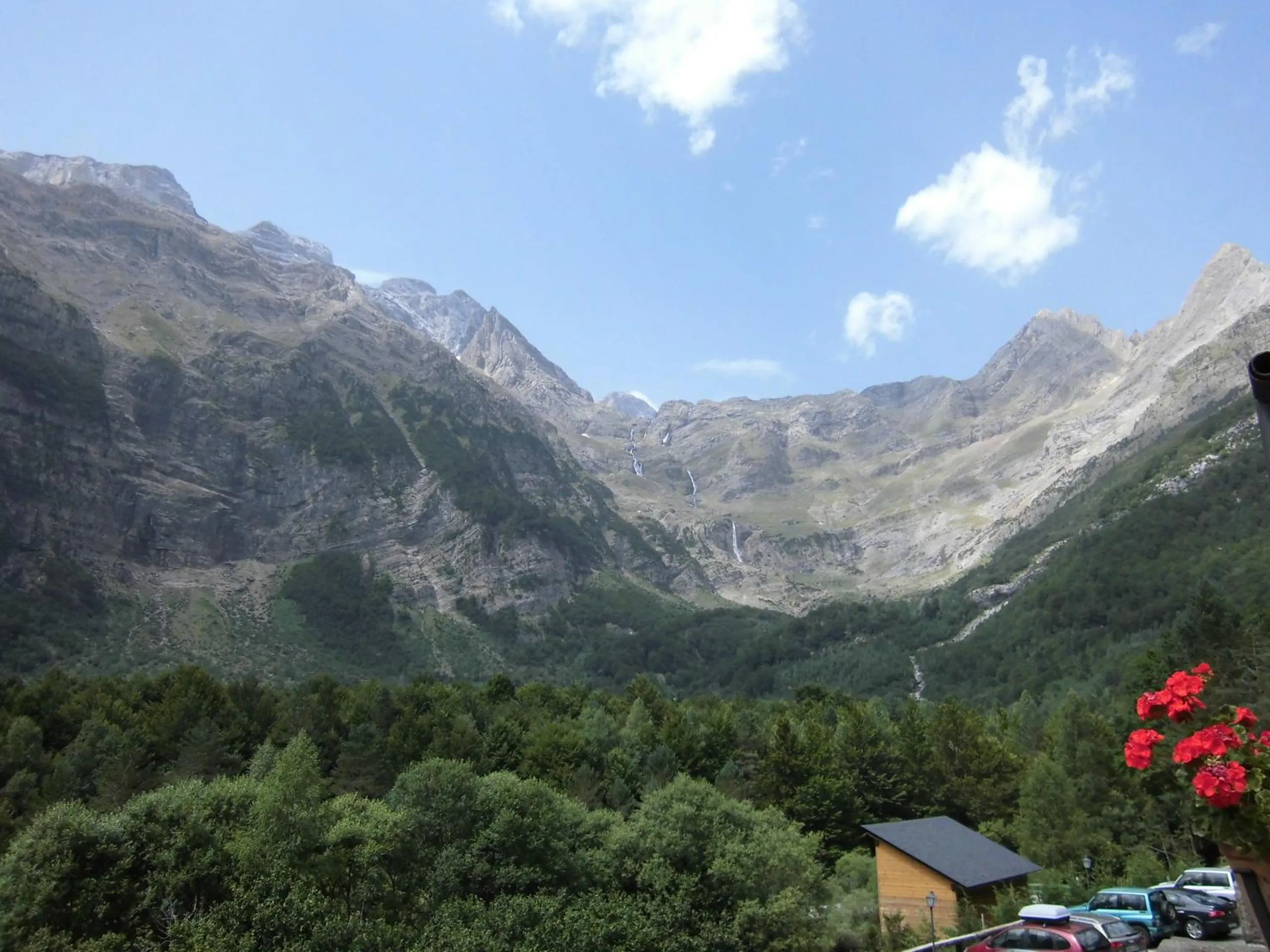 Bird's eye view in Parador de Bielsa