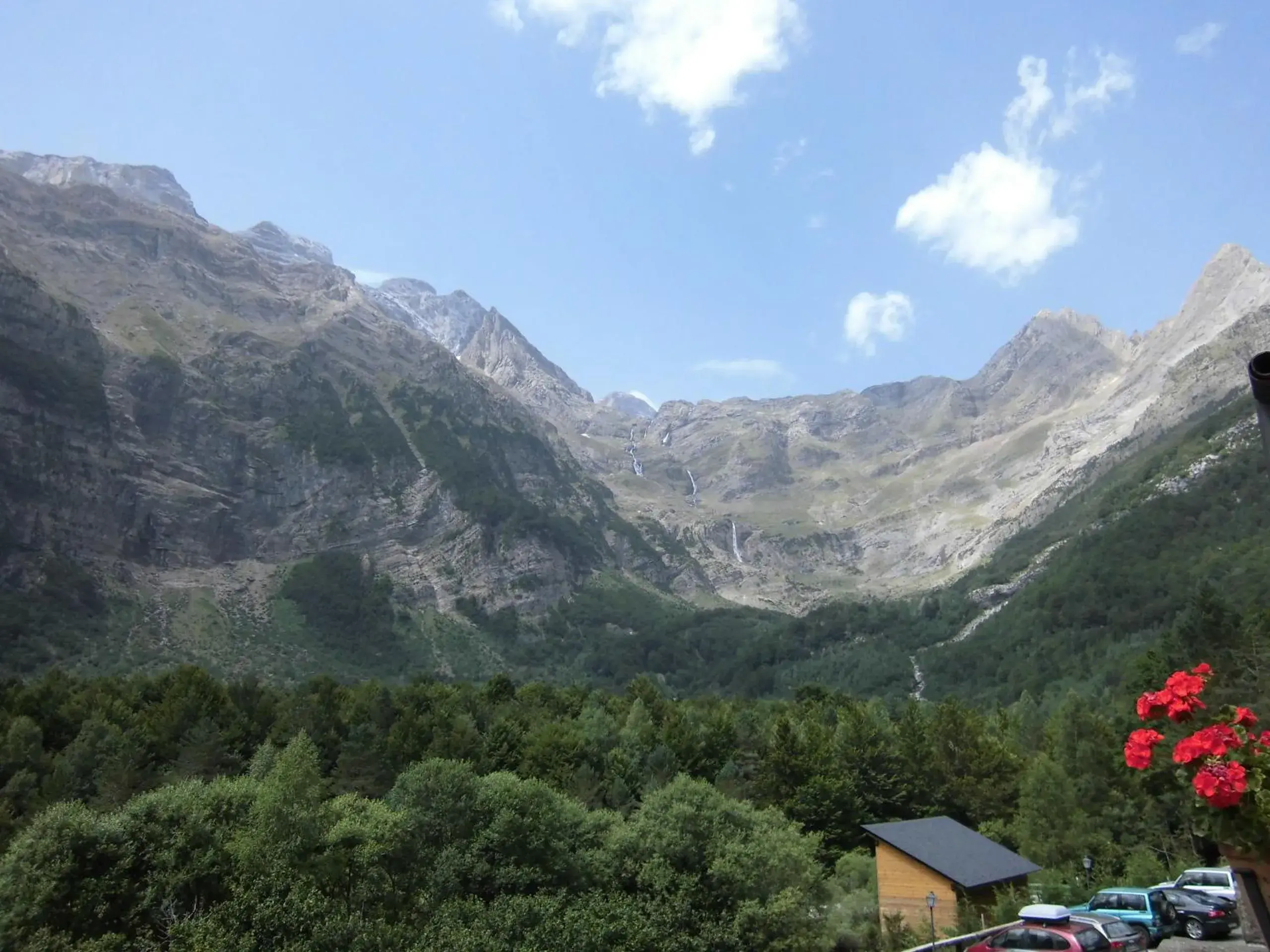 Bird's eye view in Parador de Bielsa Bird's eye view in Parador de Bielsa