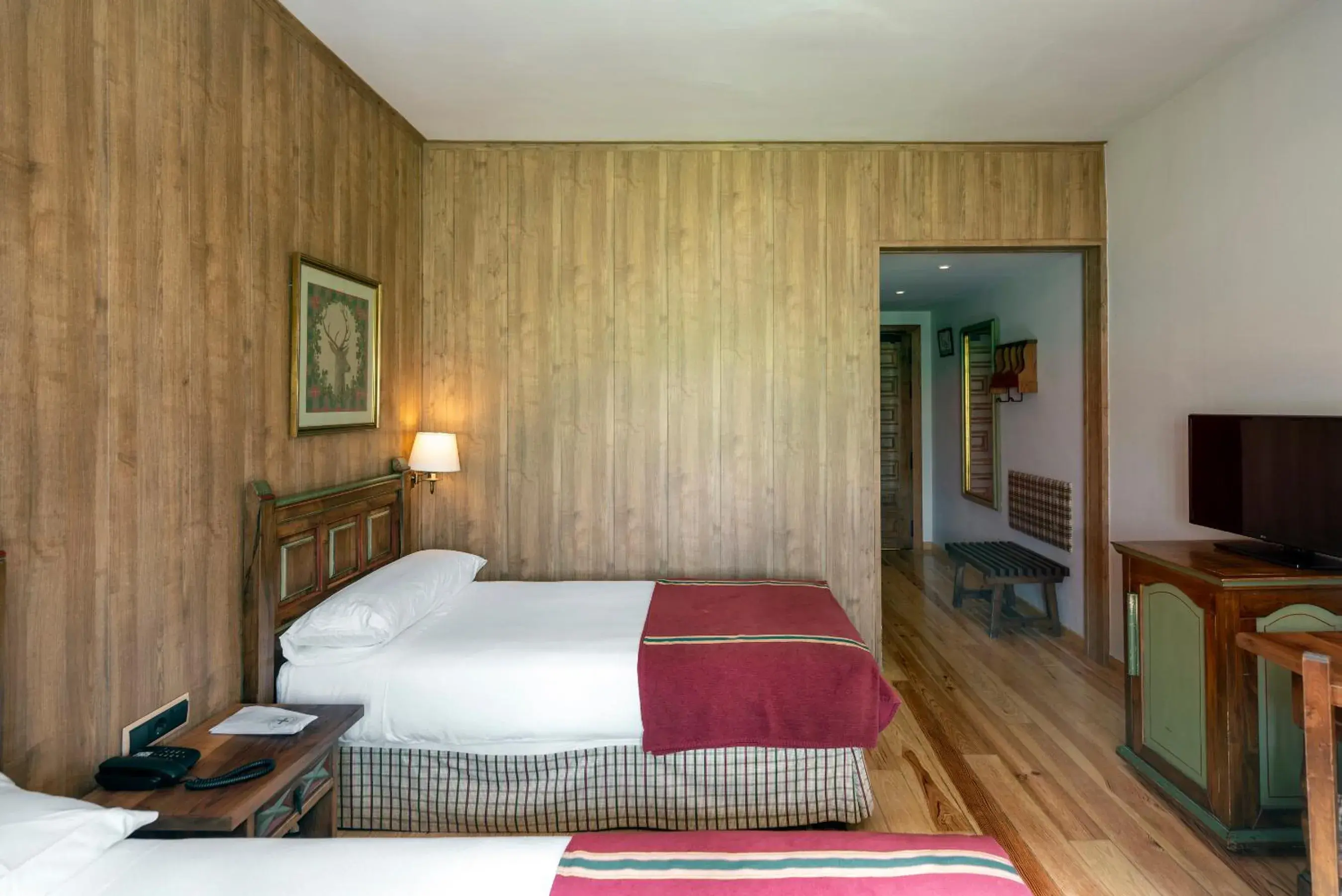 Bedroom, Bed in Parador de Bielsa Bedroom, Bed in Parador de Bielsa