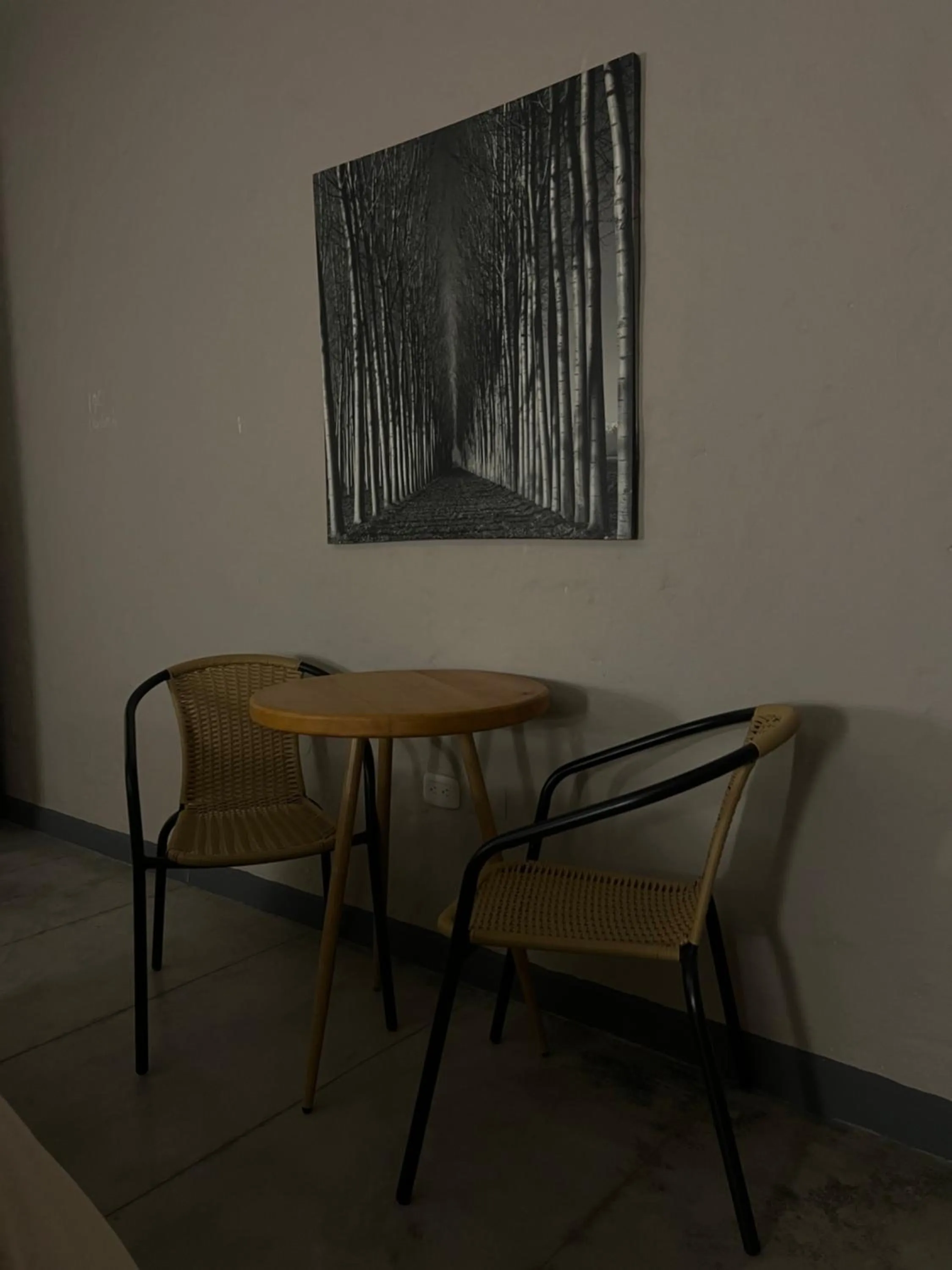 Seating area in Coffee Tree Boutique Hostel