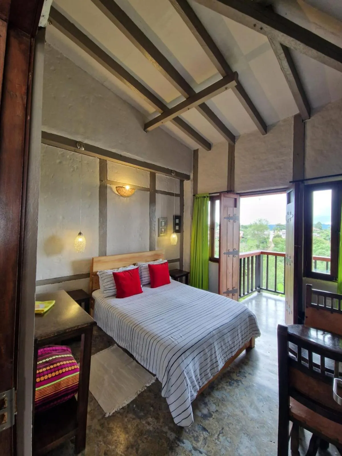 Natural landscape, Bed in Coffee Tree Boutique Hostel