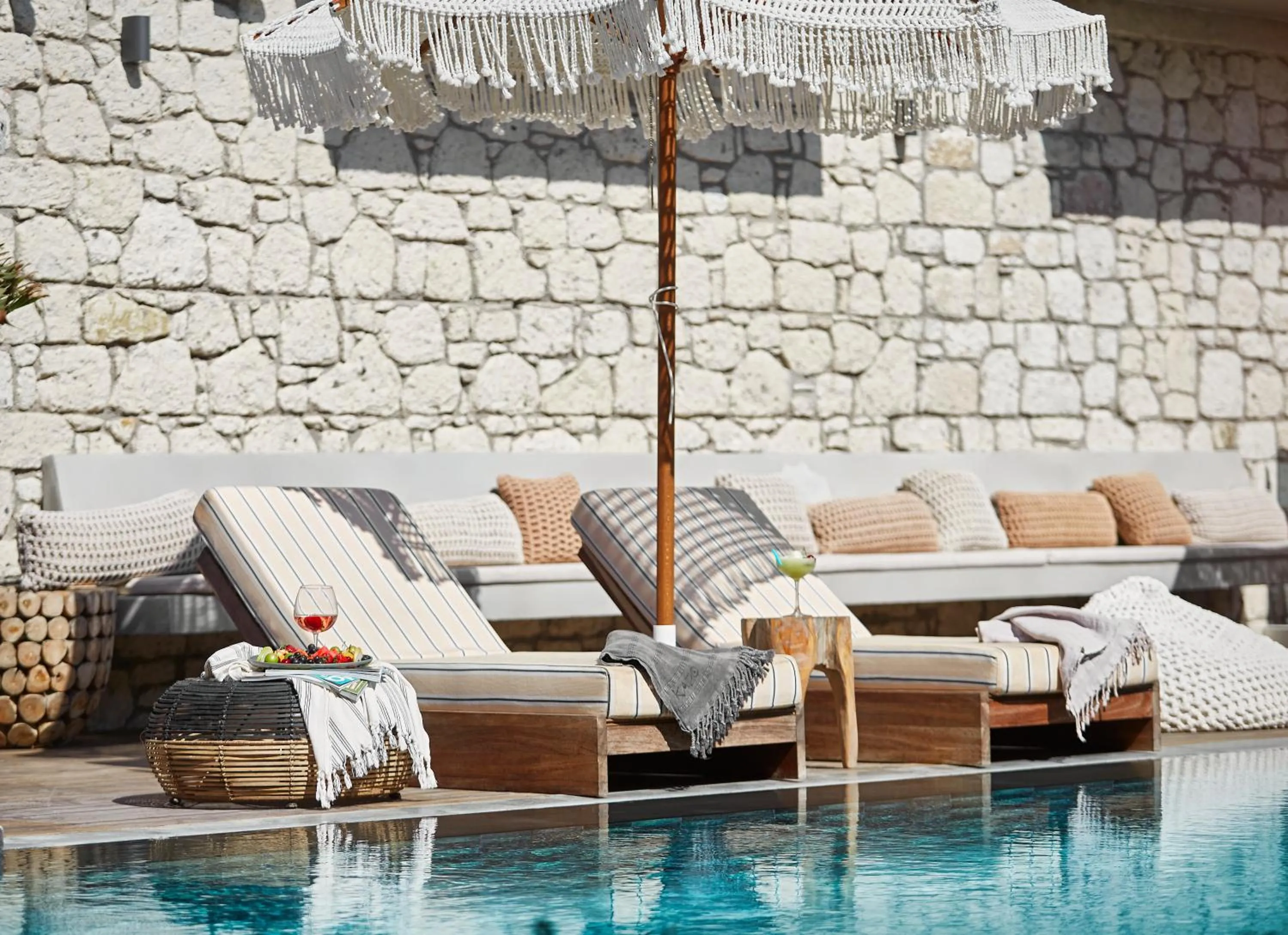 Pool view in Kaipo Alaçatı Adult Only