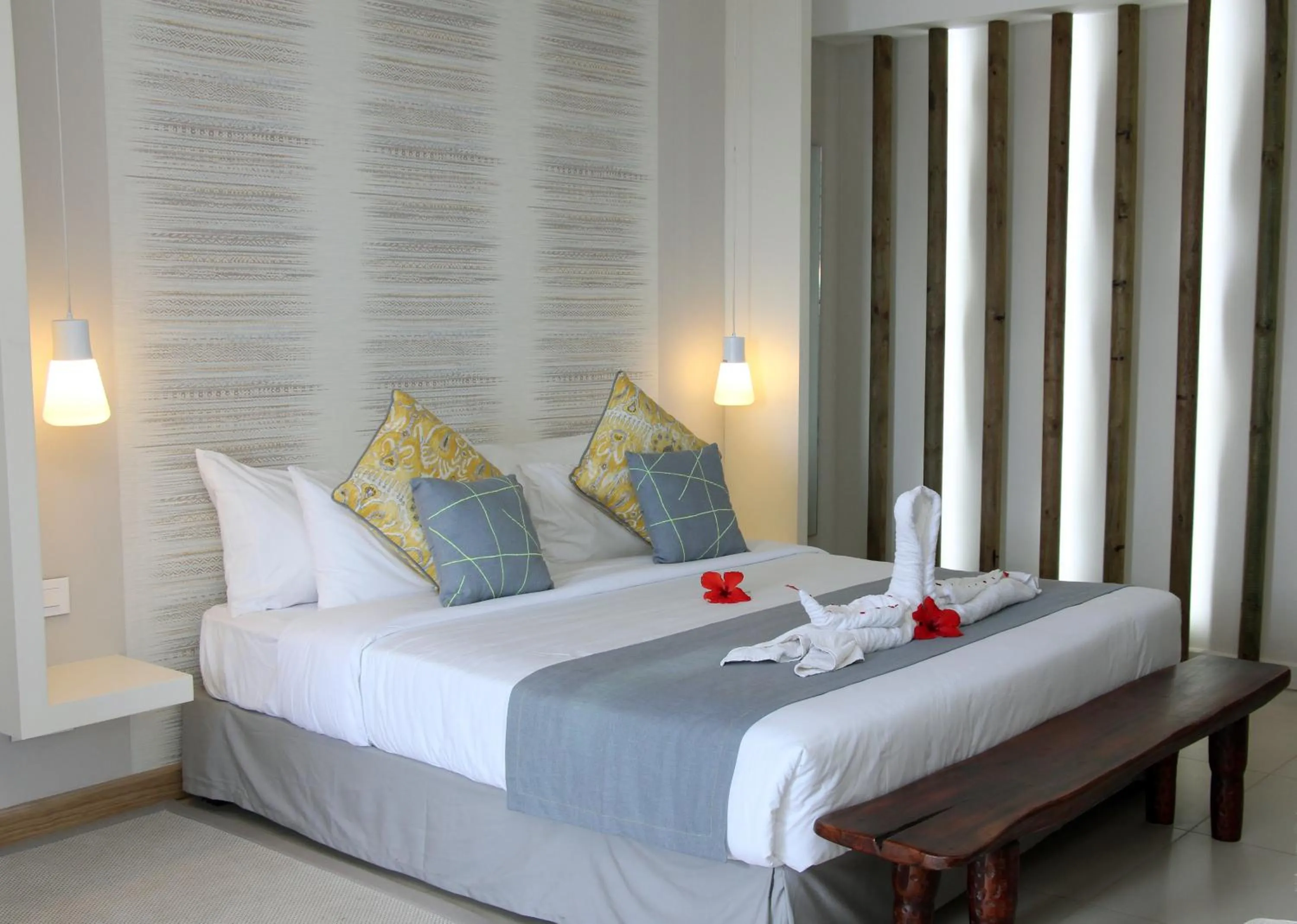Bed in Anelia Resort & Spa
