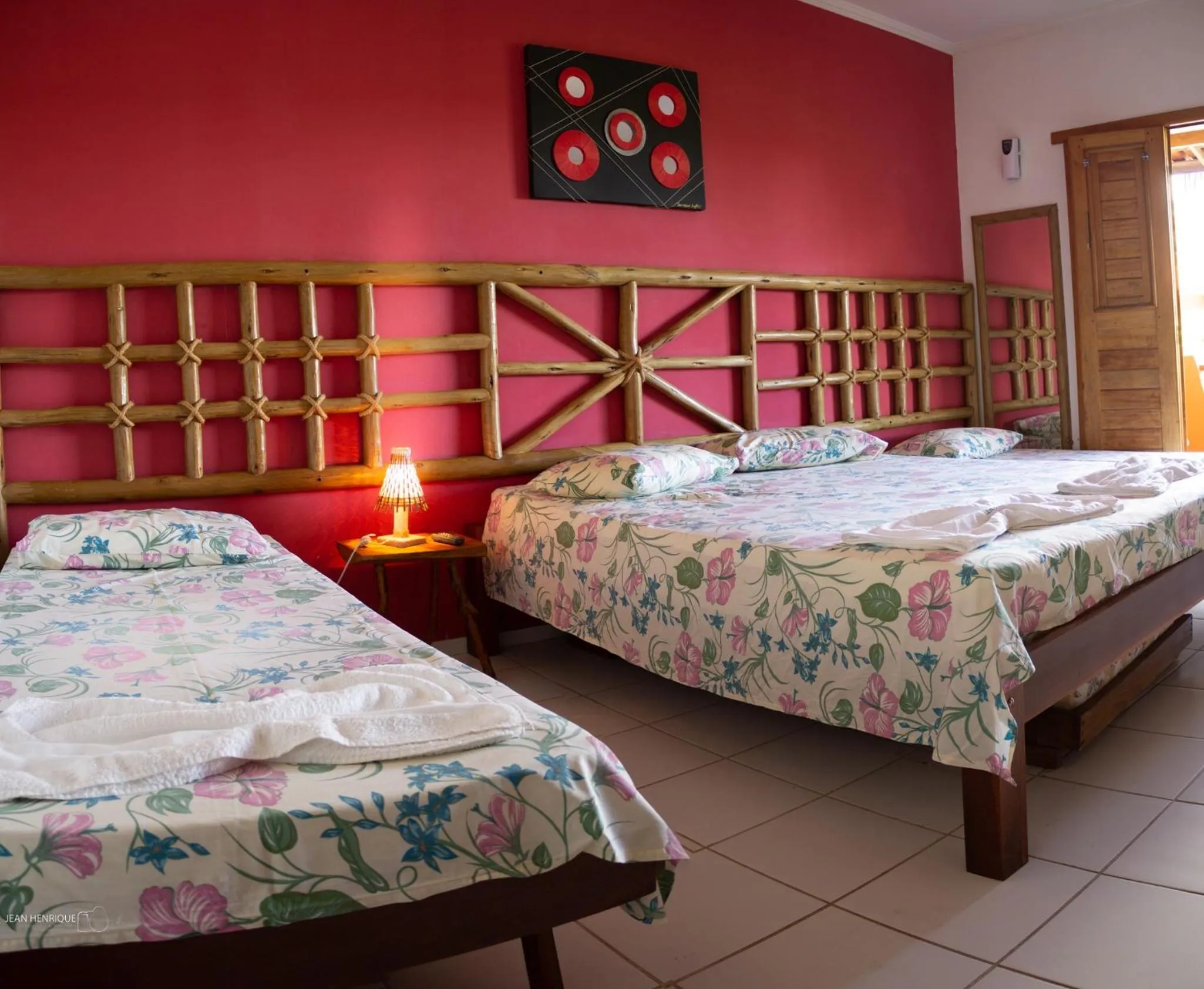 Bed in Pousada Umbudendê