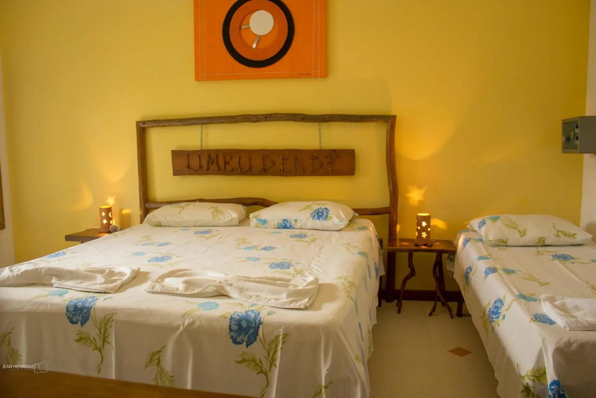 Bed in Pousada Umbudendê