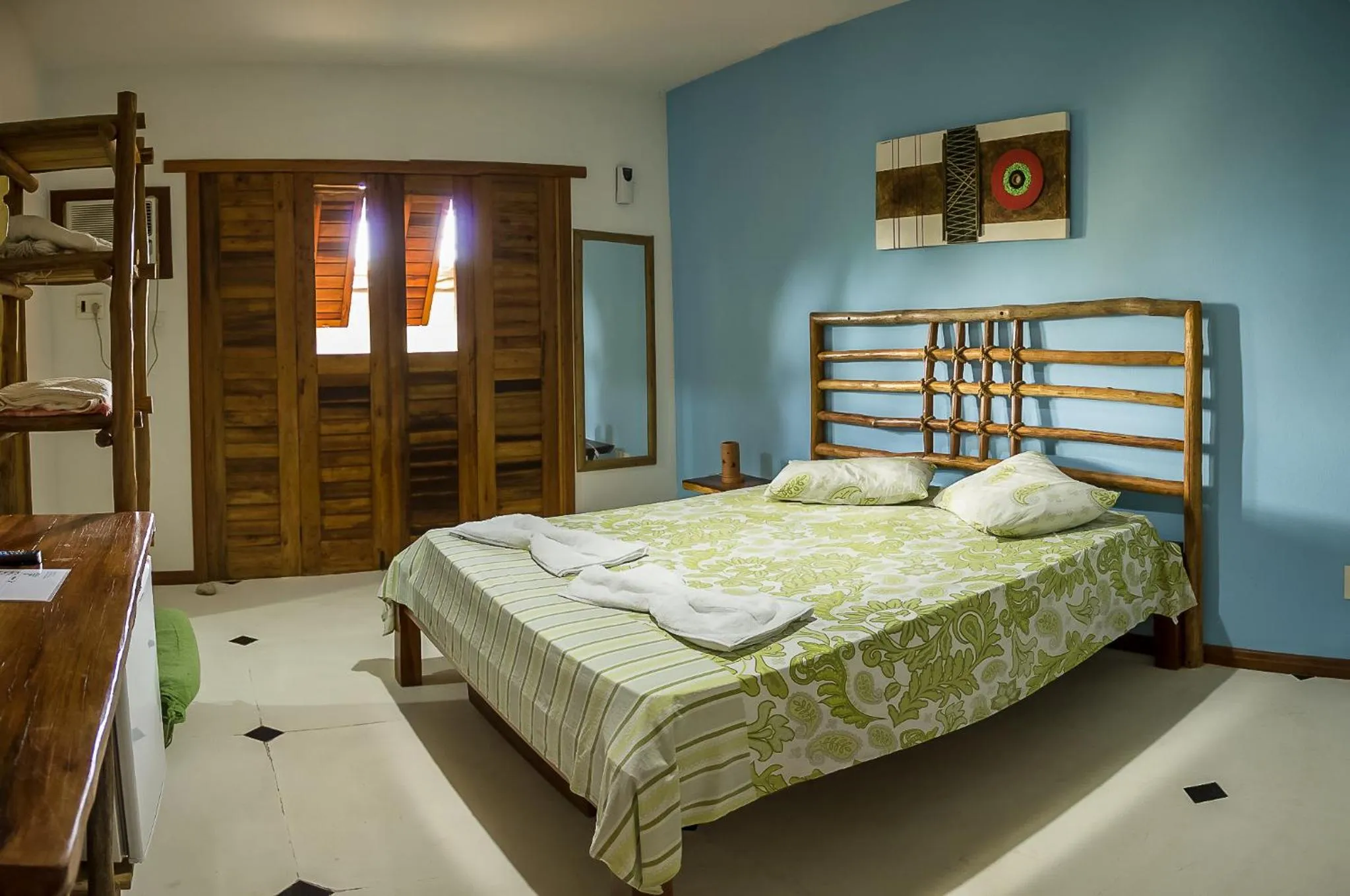 Bed in Pousada Umbudendê