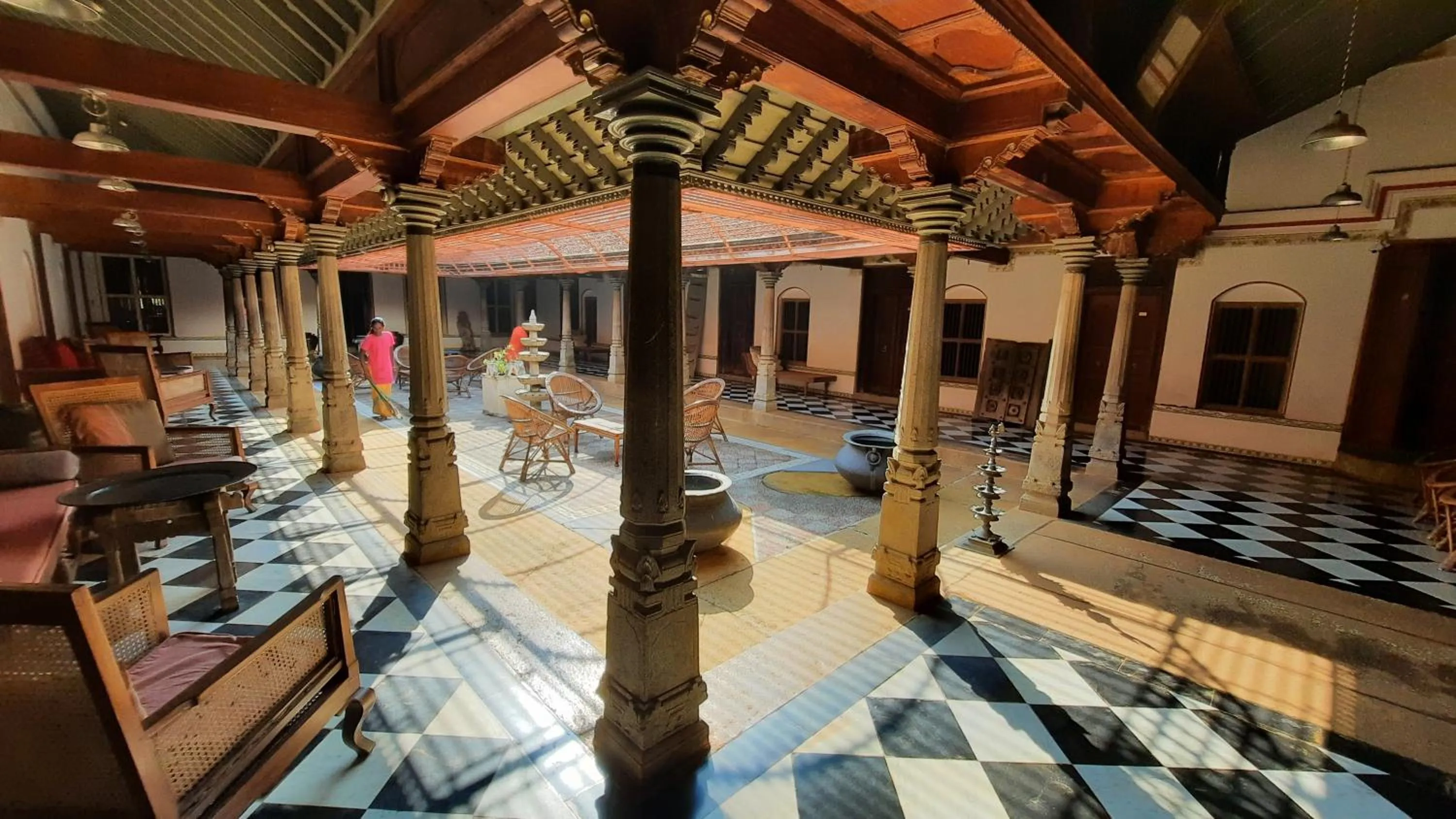 Property building in Saratha Vilas Chettinad