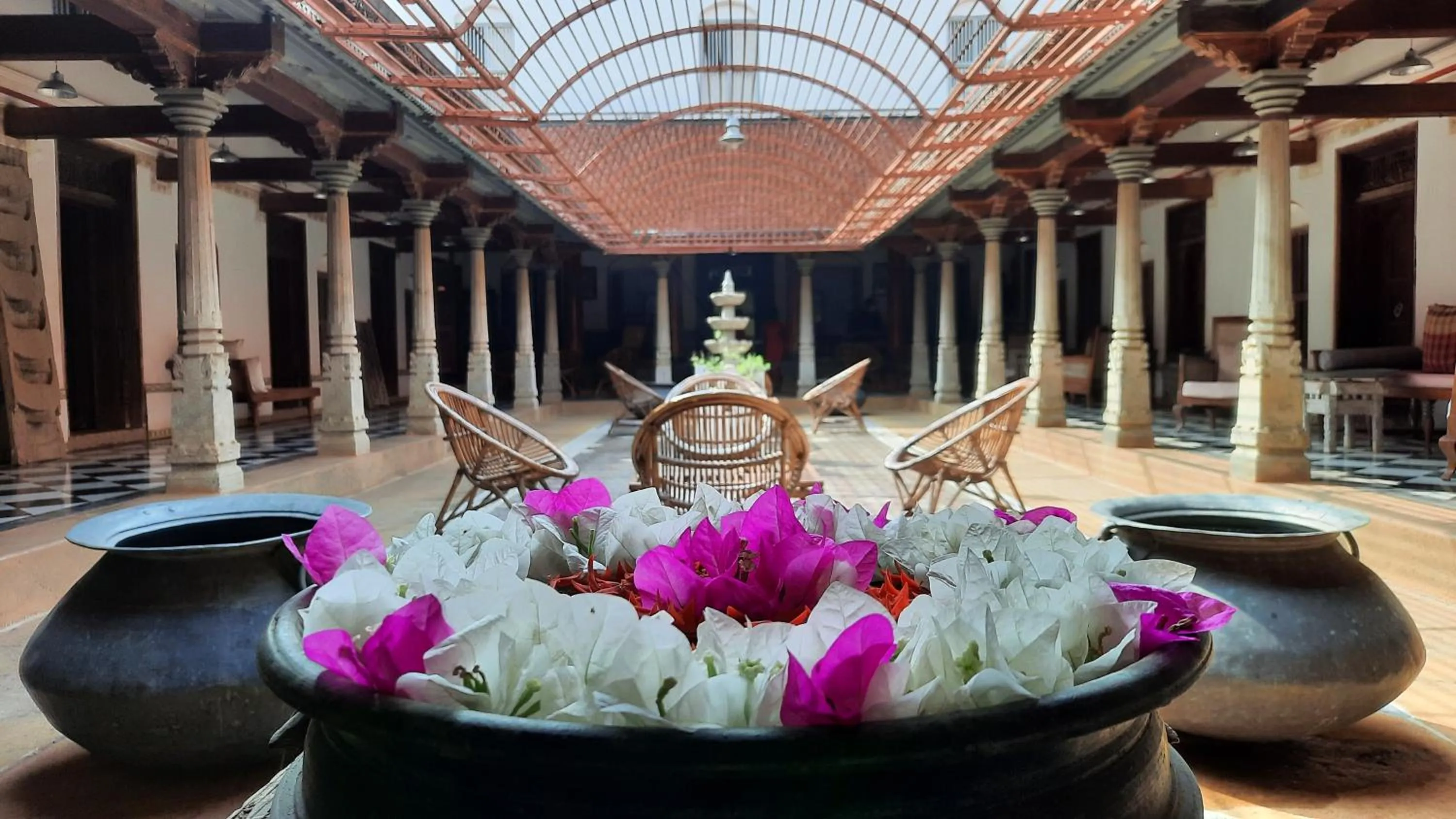 Property building in Saratha Vilas Chettinad