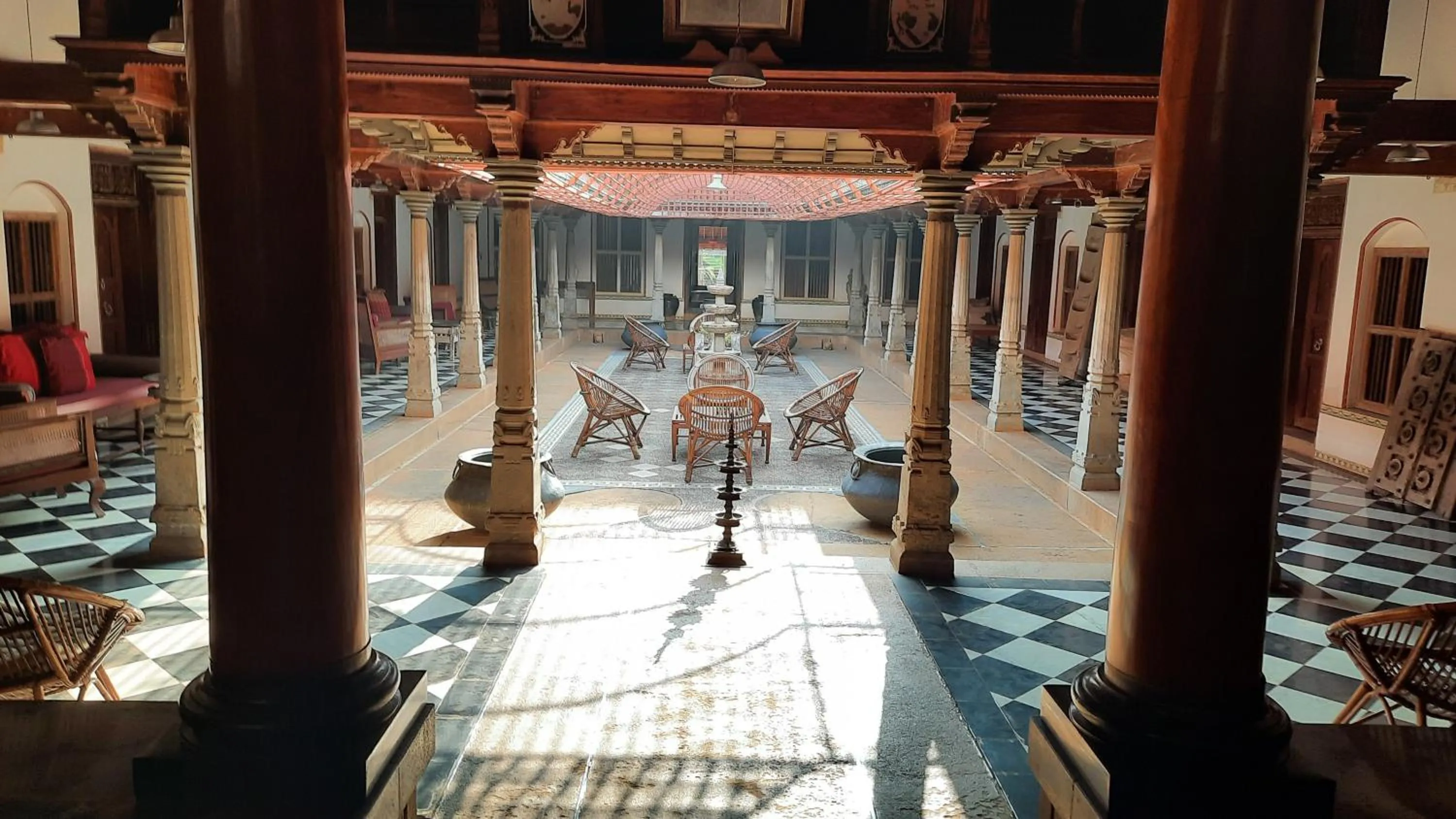 Property building in Saratha Vilas Chettinad