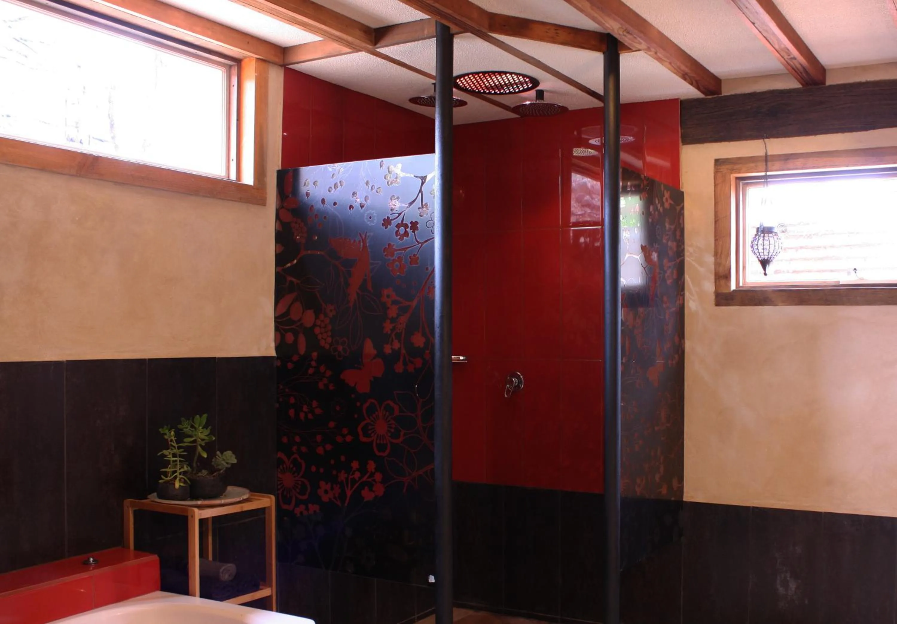 Shower in La Boheme Secluded Luxury Spa Villa
