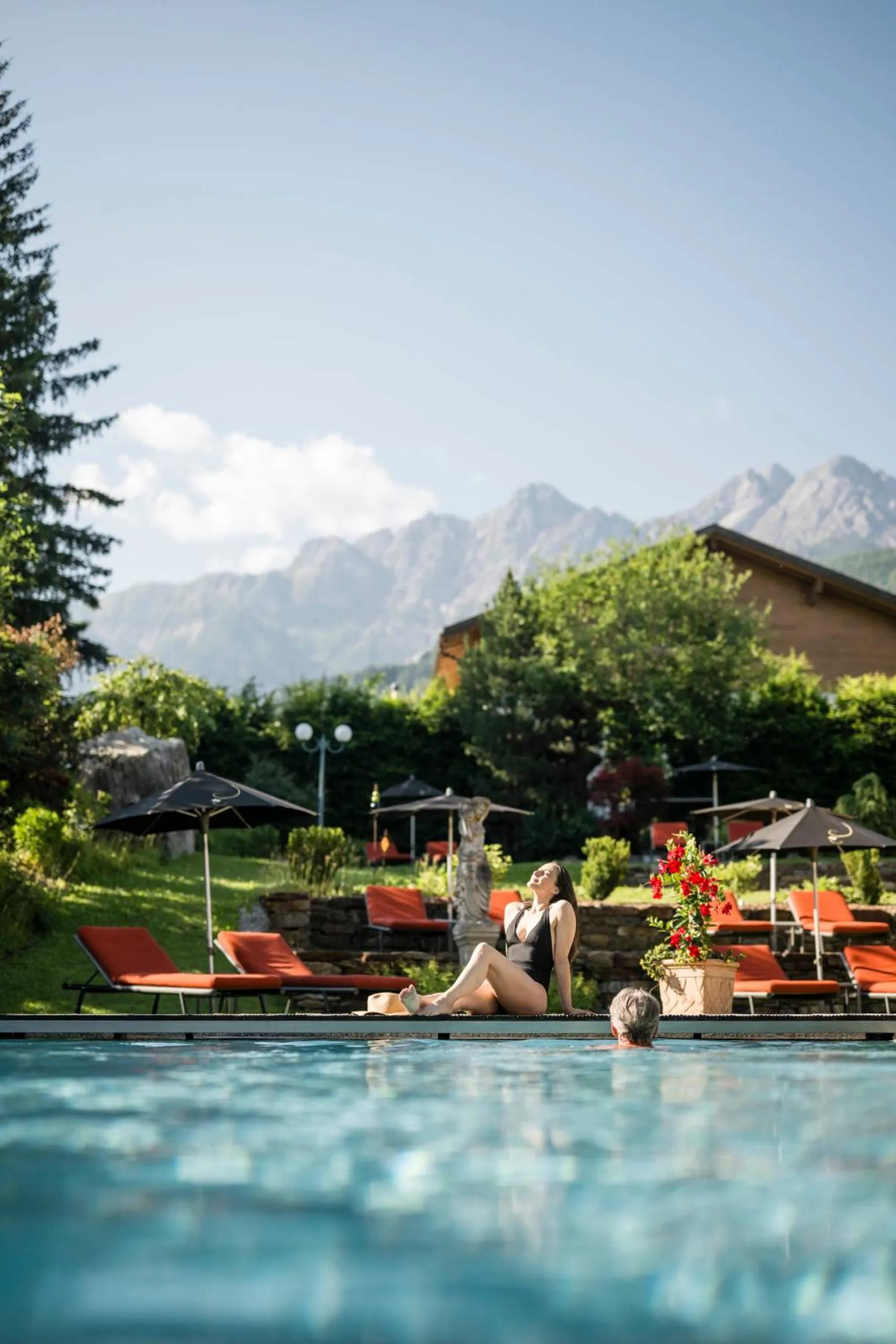 Swimming pool in Mirabell Dolomites Hotel - Luxury Ayurveda & Spa