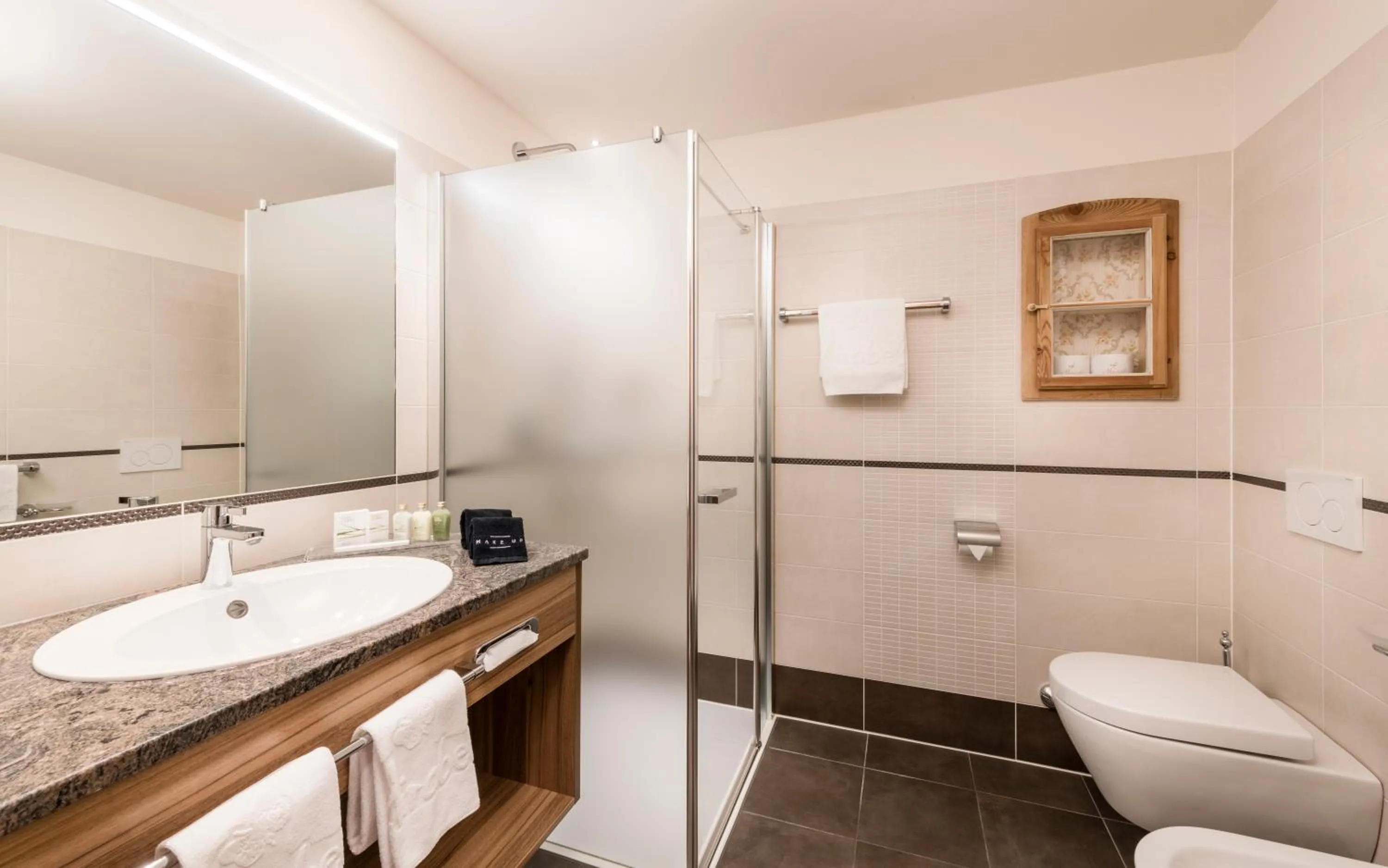 Bathroom in Mirabell Dolomites Hotel - Luxury Ayurveda & Spa