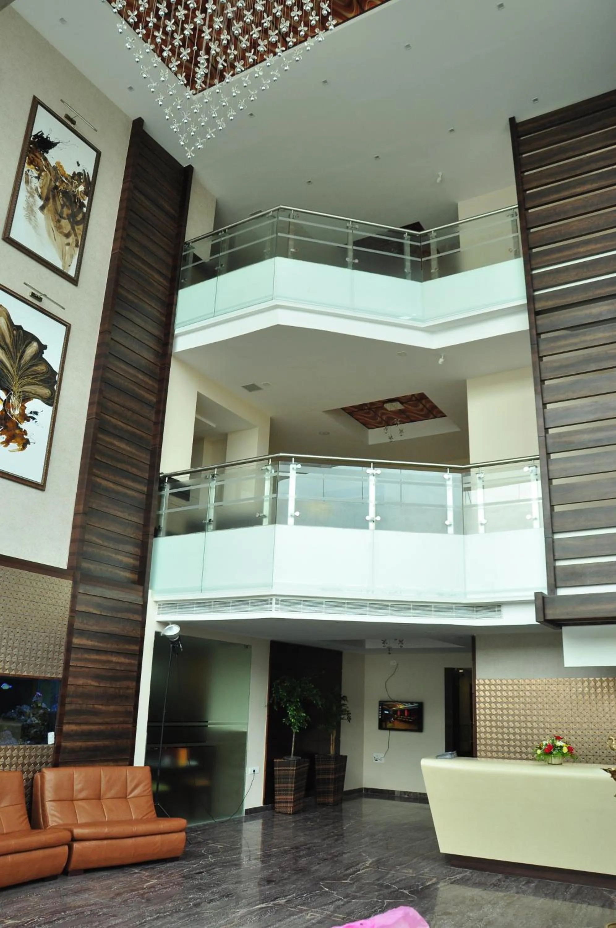 Lobby or reception in Hotel Atrium