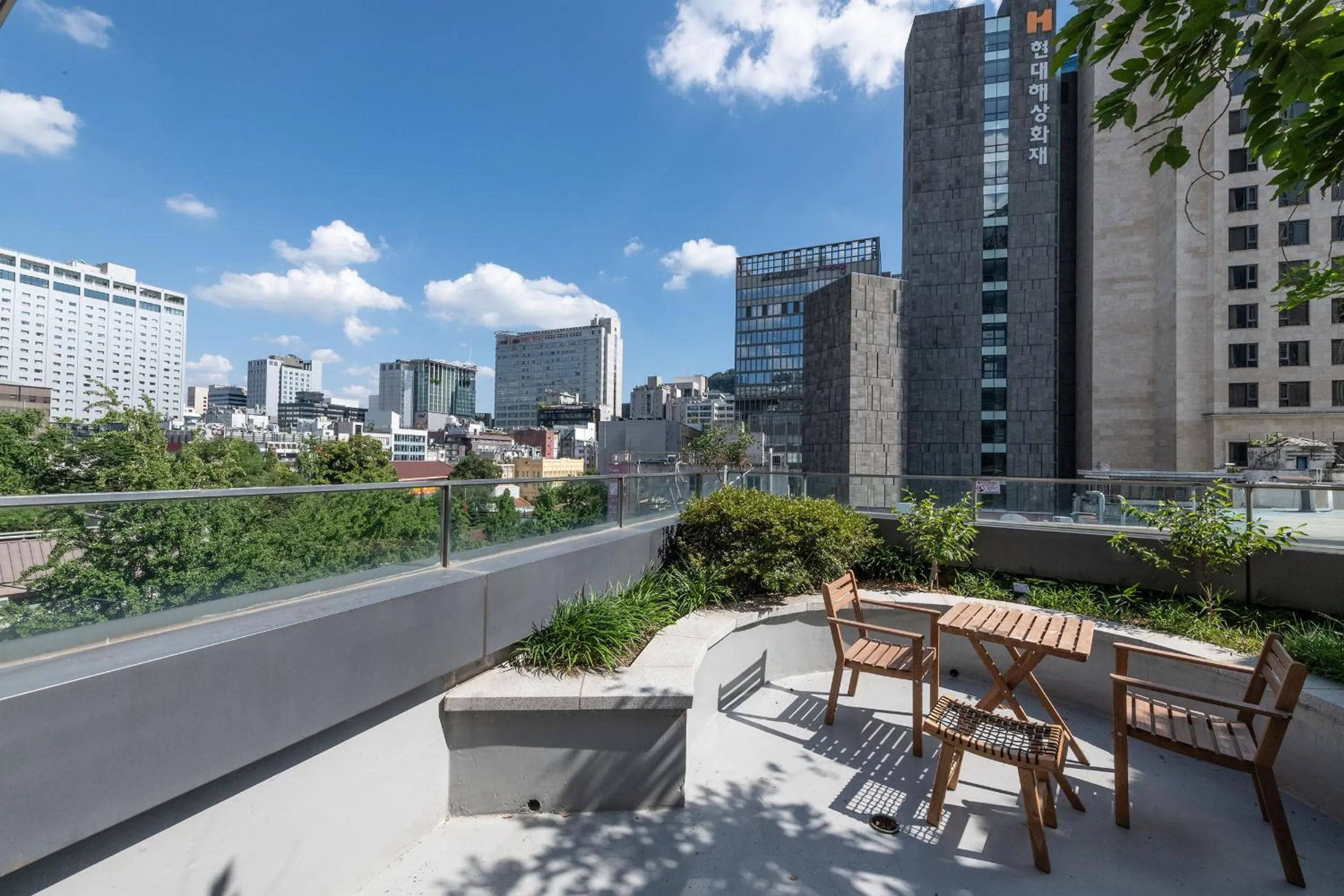 Balcony/Terrace in Hi Stay Myeongdong