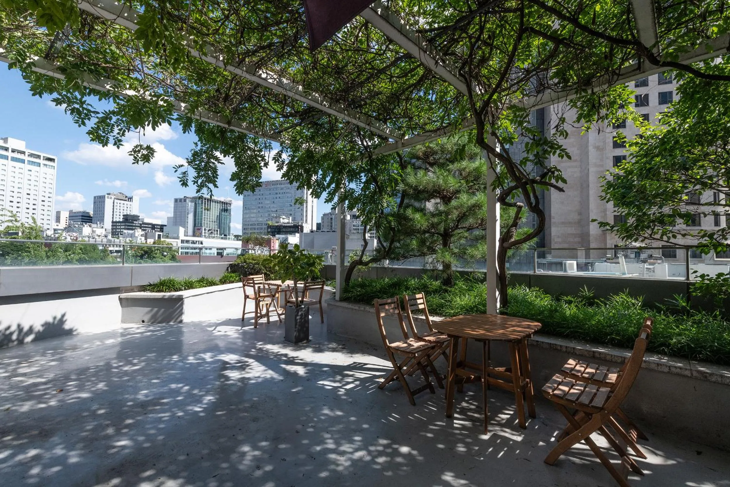 Balcony/Terrace in Hi Stay Myeongdong