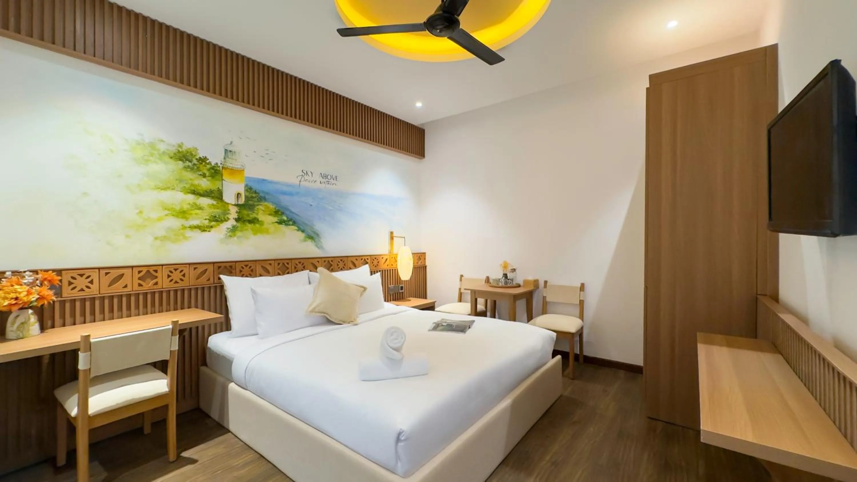 Bedroom, Bed in Sujet Beach Hotel and Apartment Danang by Haviland