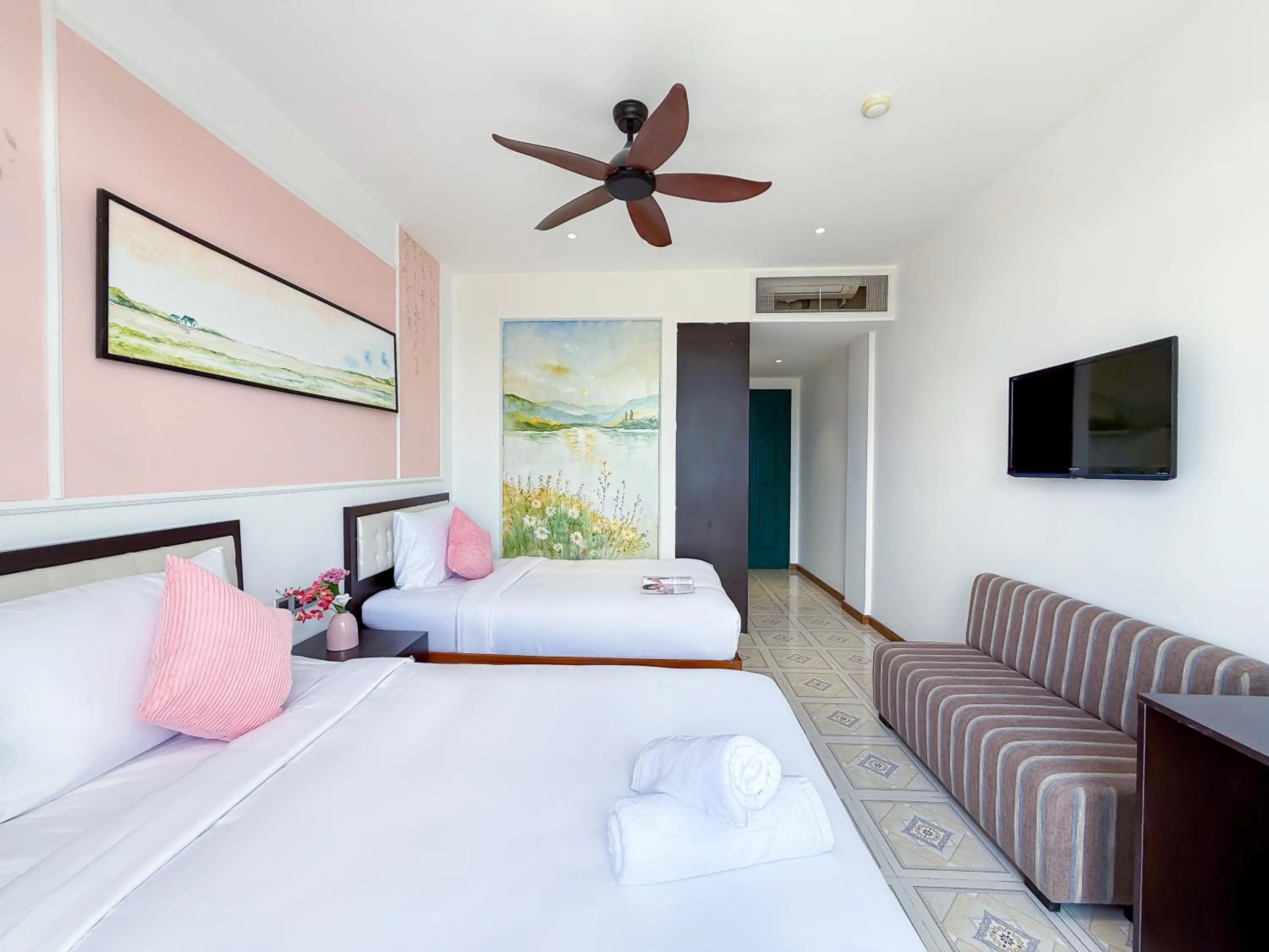 Bedroom, Bed in Sujet Beach Hotel and Apartment Danang by Haviland