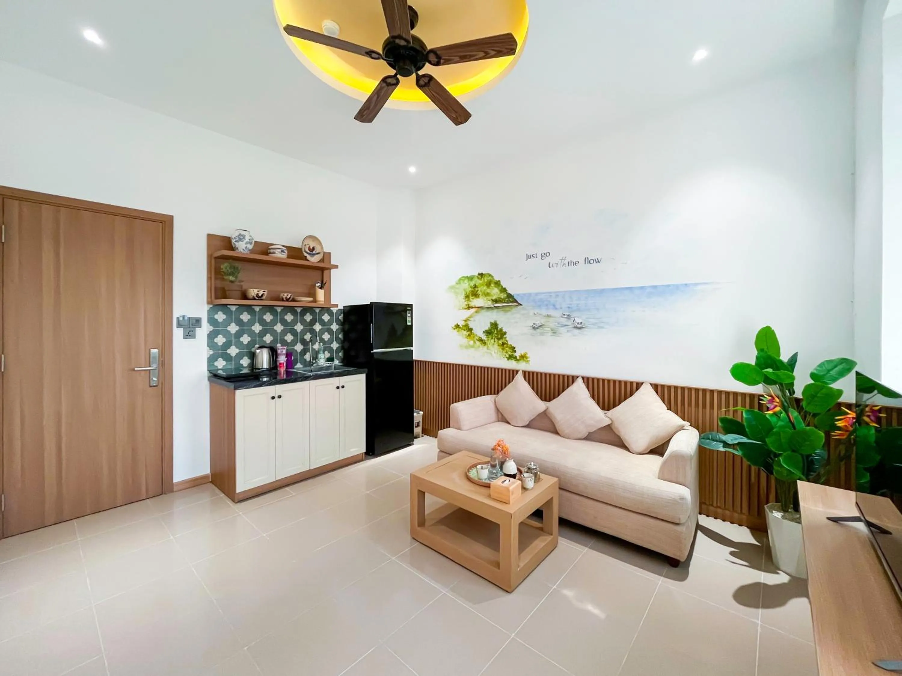 Living room in Sujet Beach Hotel and Apartment Danang by Haviland
