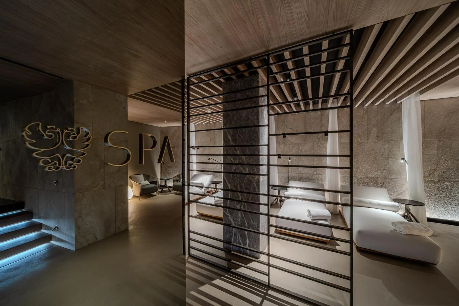 Spa and wellness centre/facilities in Grand Hotel Duchi d'Aosta
