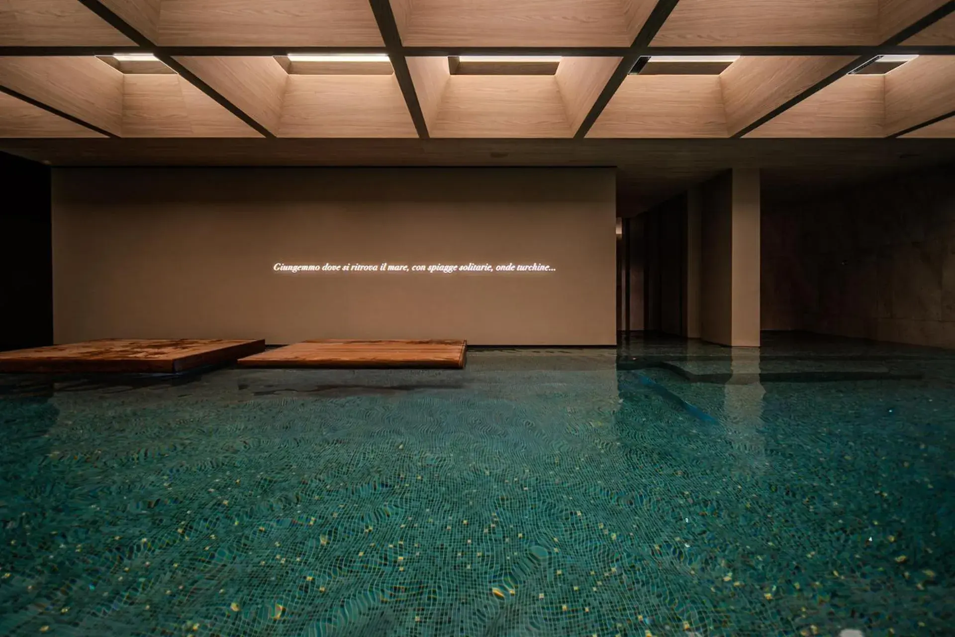 Swimming pool in Grand Hotel Duchi d'Aosta Swimming pool in Grand Hotel Duchi d'Aosta