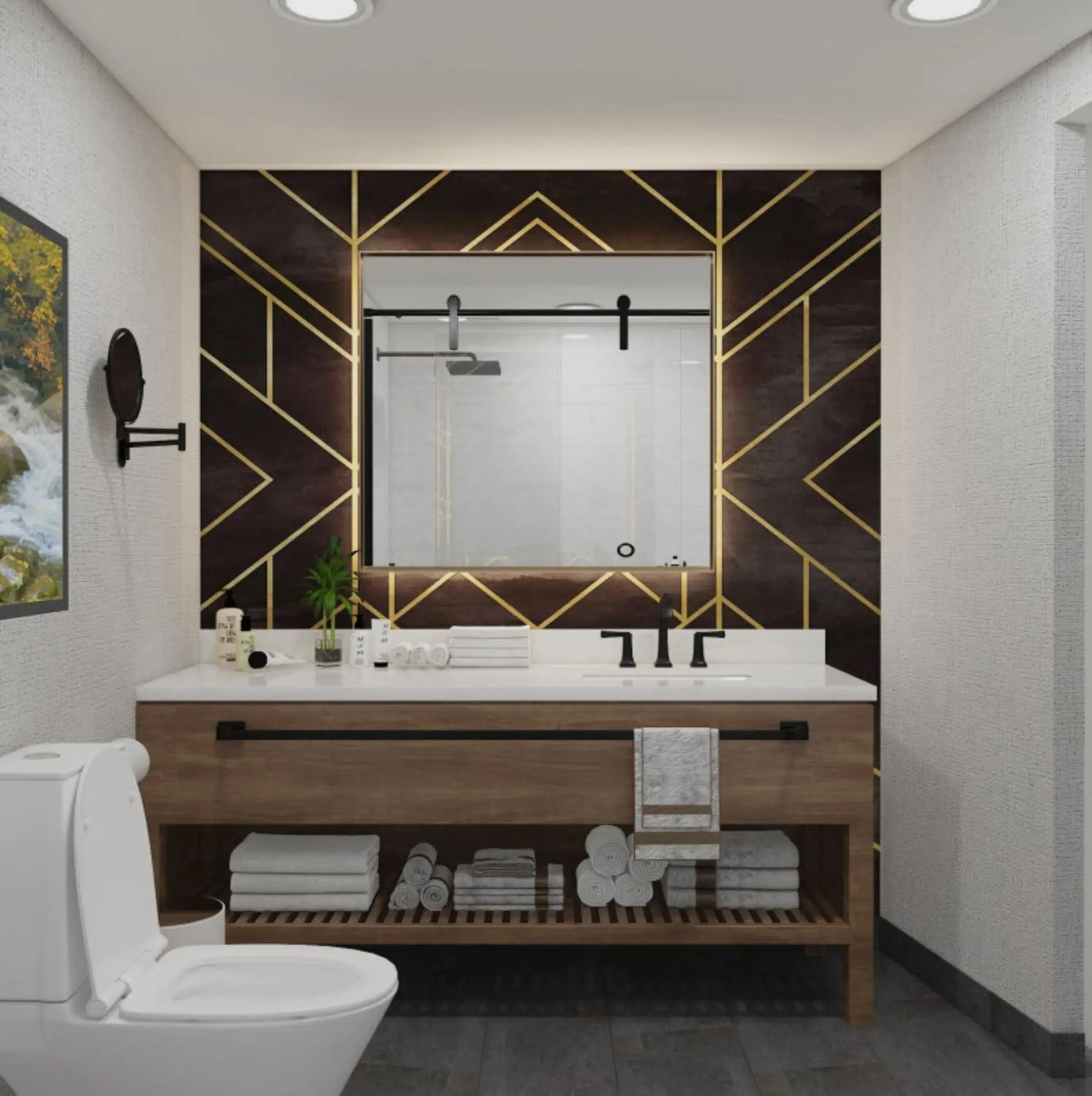 Bathroom in Hotel Indigo Gatlinburg Downtown by IHG Bathroom in Hotel Indigo Gatlinburg Downtown by IHG