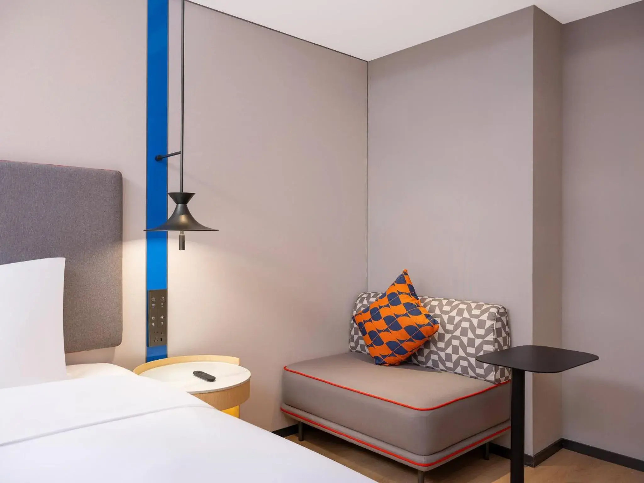Standard Hollywood Twin Room in Holiday Inn Express Rizhao Oriental Colorful City Standard Hollywood Twin Room in Holiday Inn Express Rizhao Oriental Colorful City