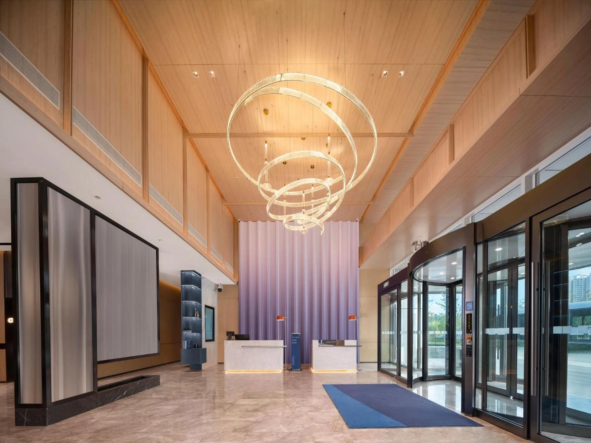 Property building in Holiday Inn Express Rizhao Oriental Colorful City