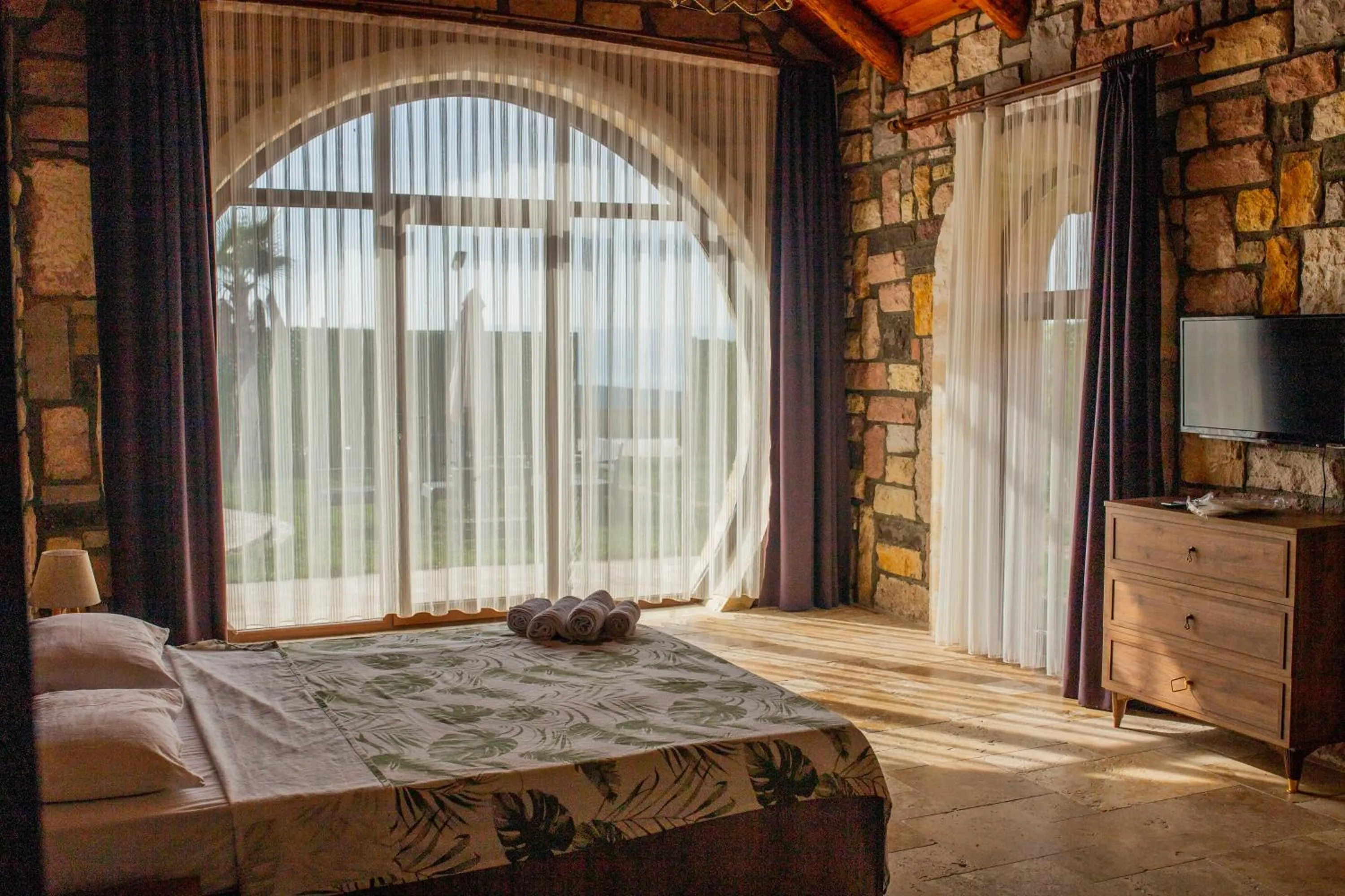 Bed in Ekinoks Hotel