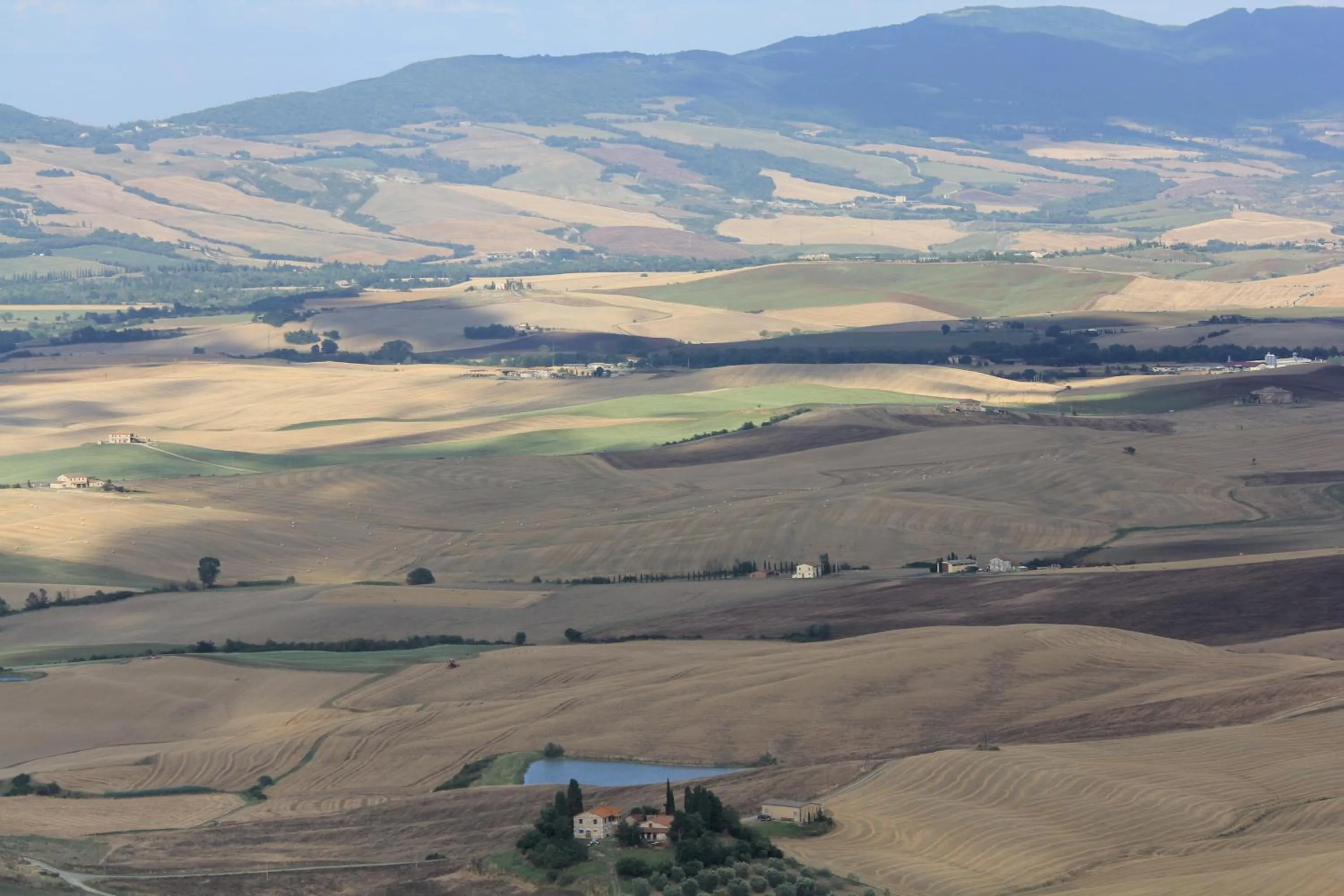 Natural landscape in La Terrazza sulla Val d'Orcia